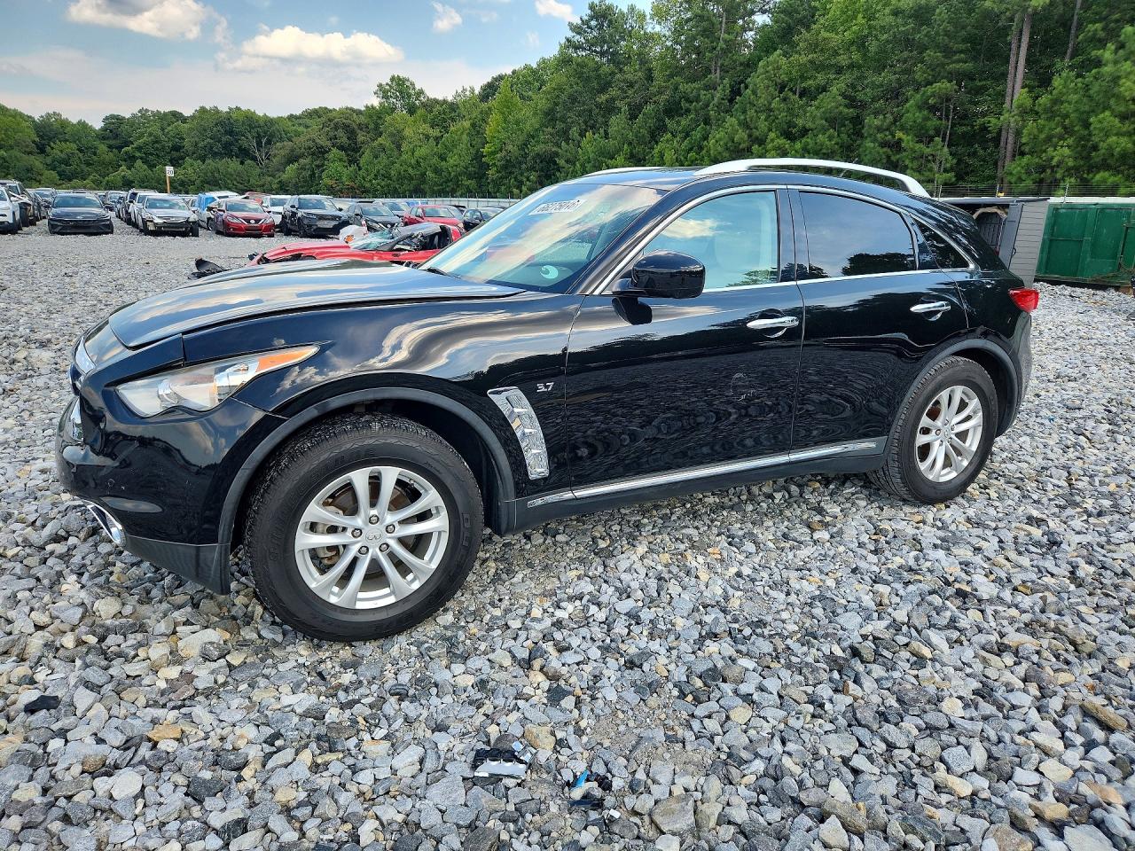 2015 Infiniti Qx70 Base Черный vin: JN8CS1MW5FM481445