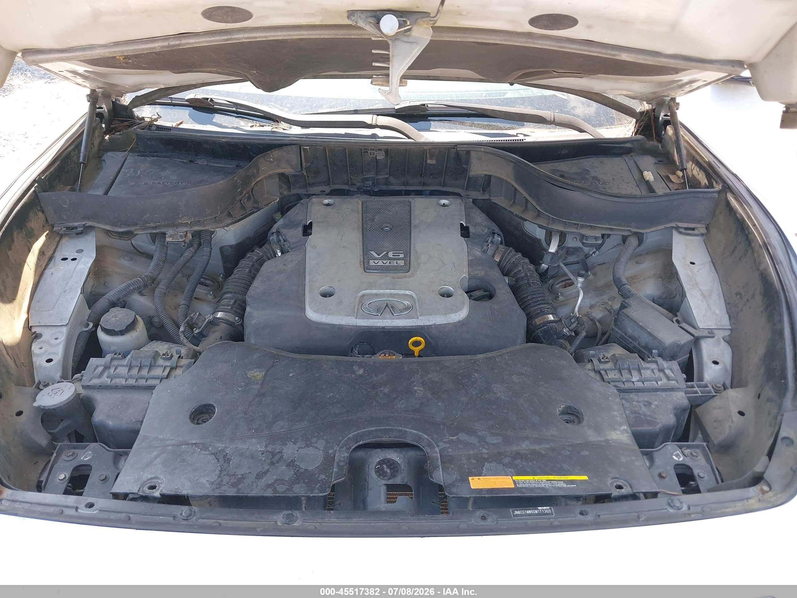 2013 Infiniti Fx37   Silver vin: JN8CS1MW6DM171303