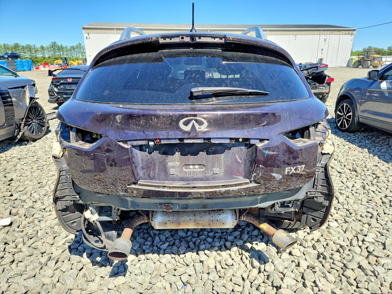 2013 Infiniti Fx37 Base Gray vin: JN8CS1MW6DM171415