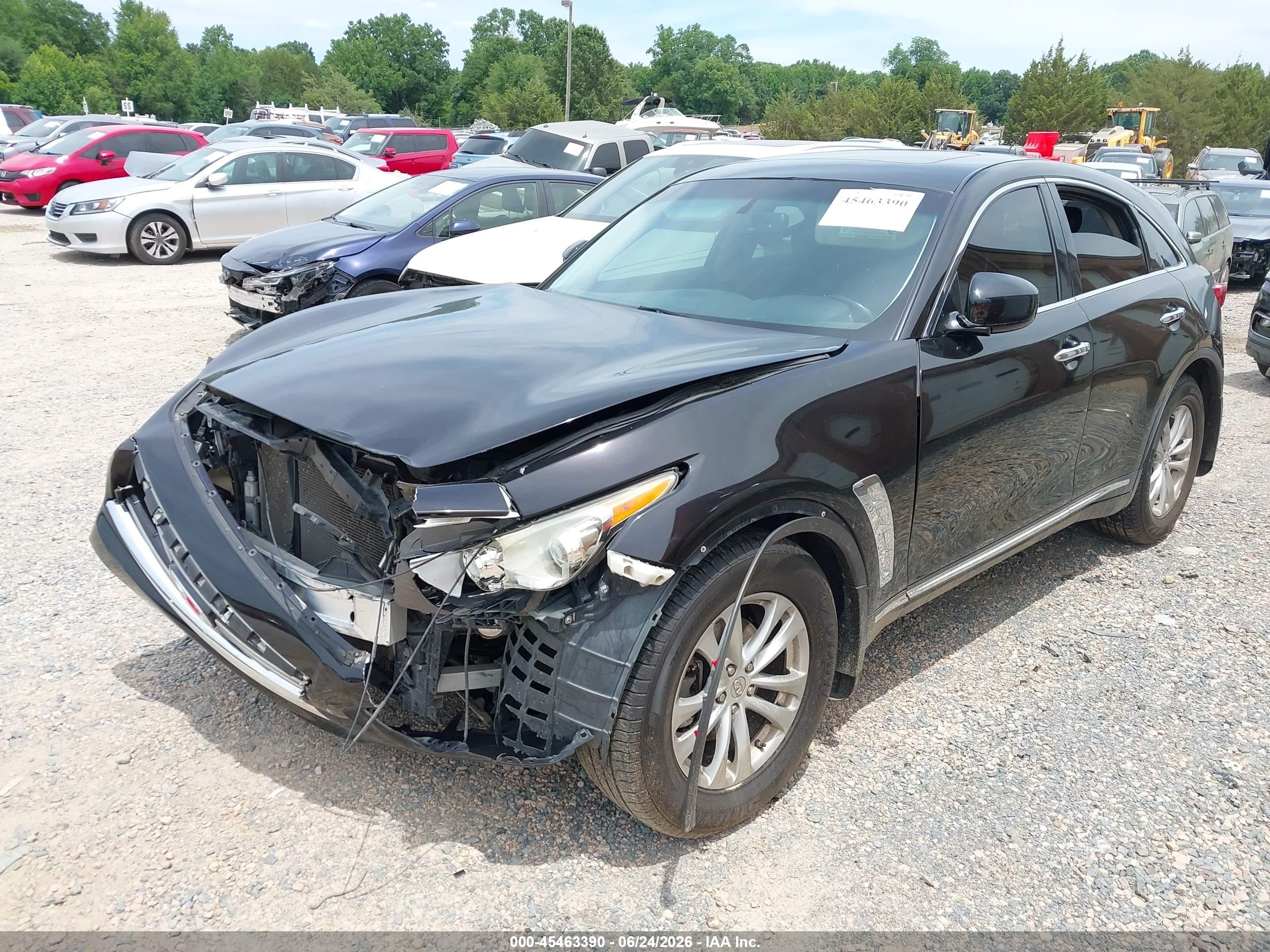 2013 Infiniti Fx37   Black vin: JN8CS1MW6DM172516