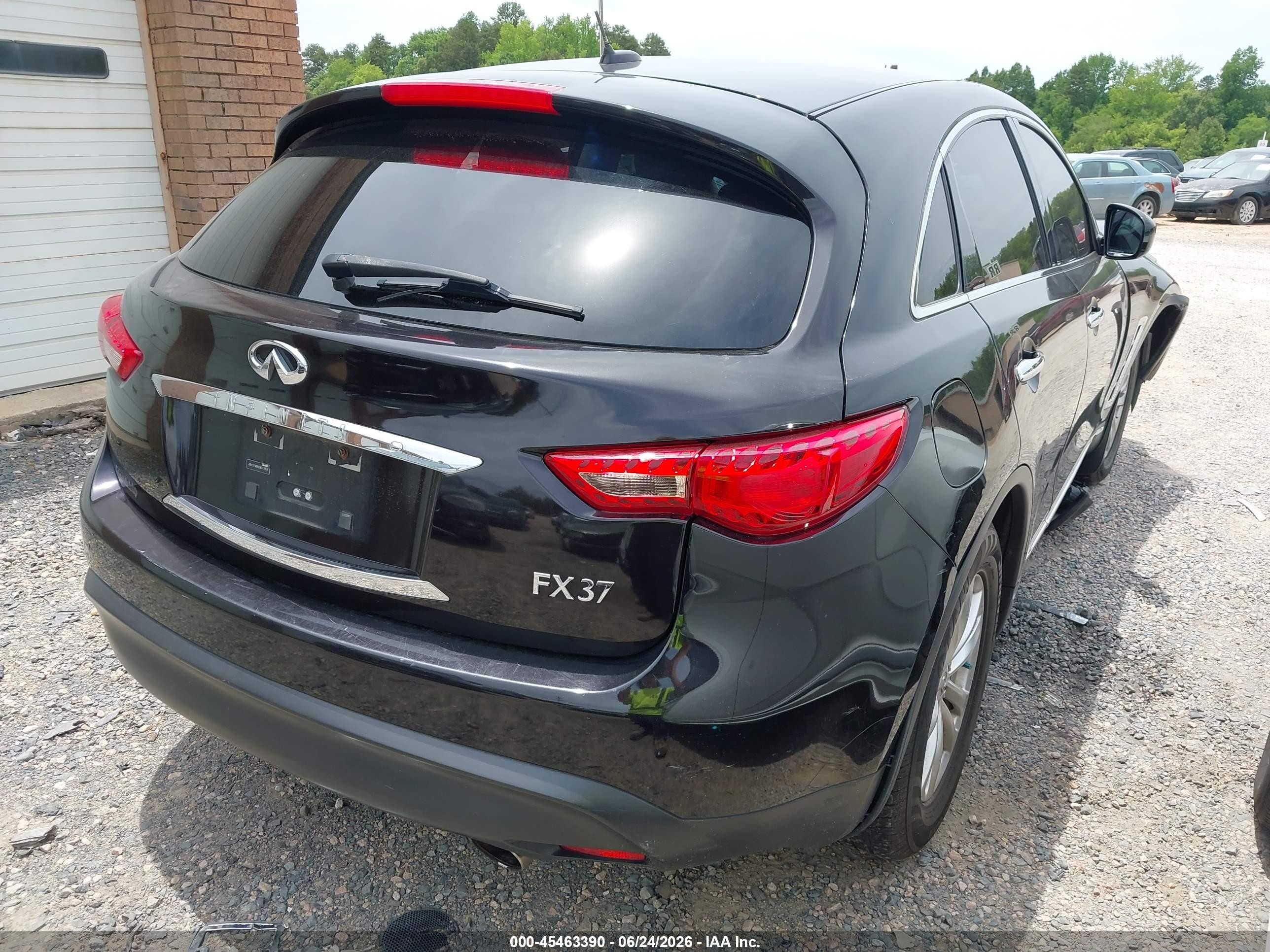 2013 Infiniti Fx37   Black vin: JN8CS1MW6DM172516