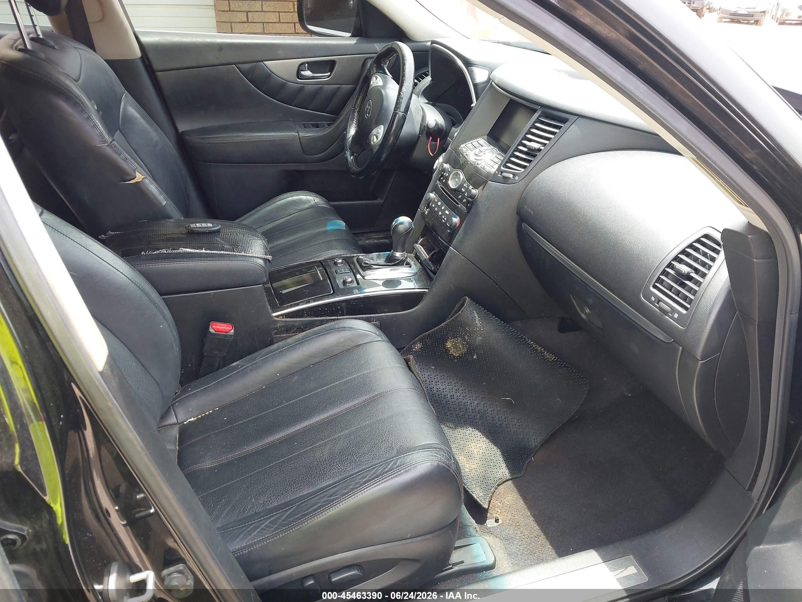2013 Infiniti Fx37   Black vin: JN8CS1MW6DM172516