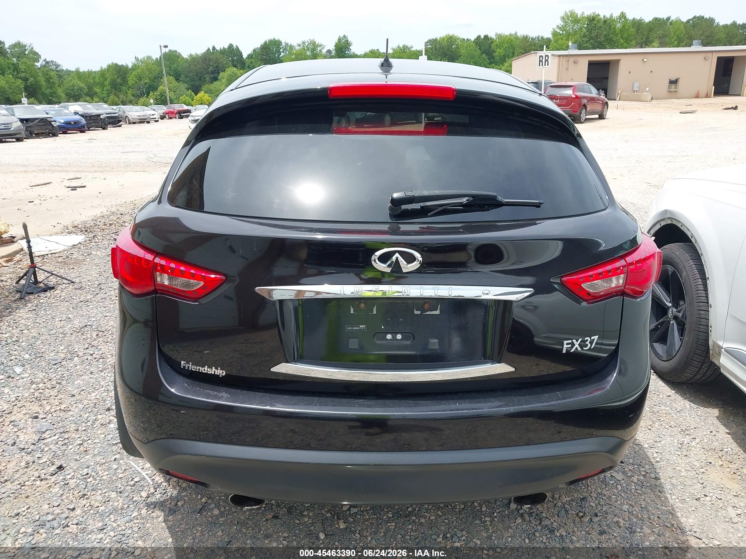 2013 Infiniti Fx37   Black vin: JN8CS1MW6DM172516
