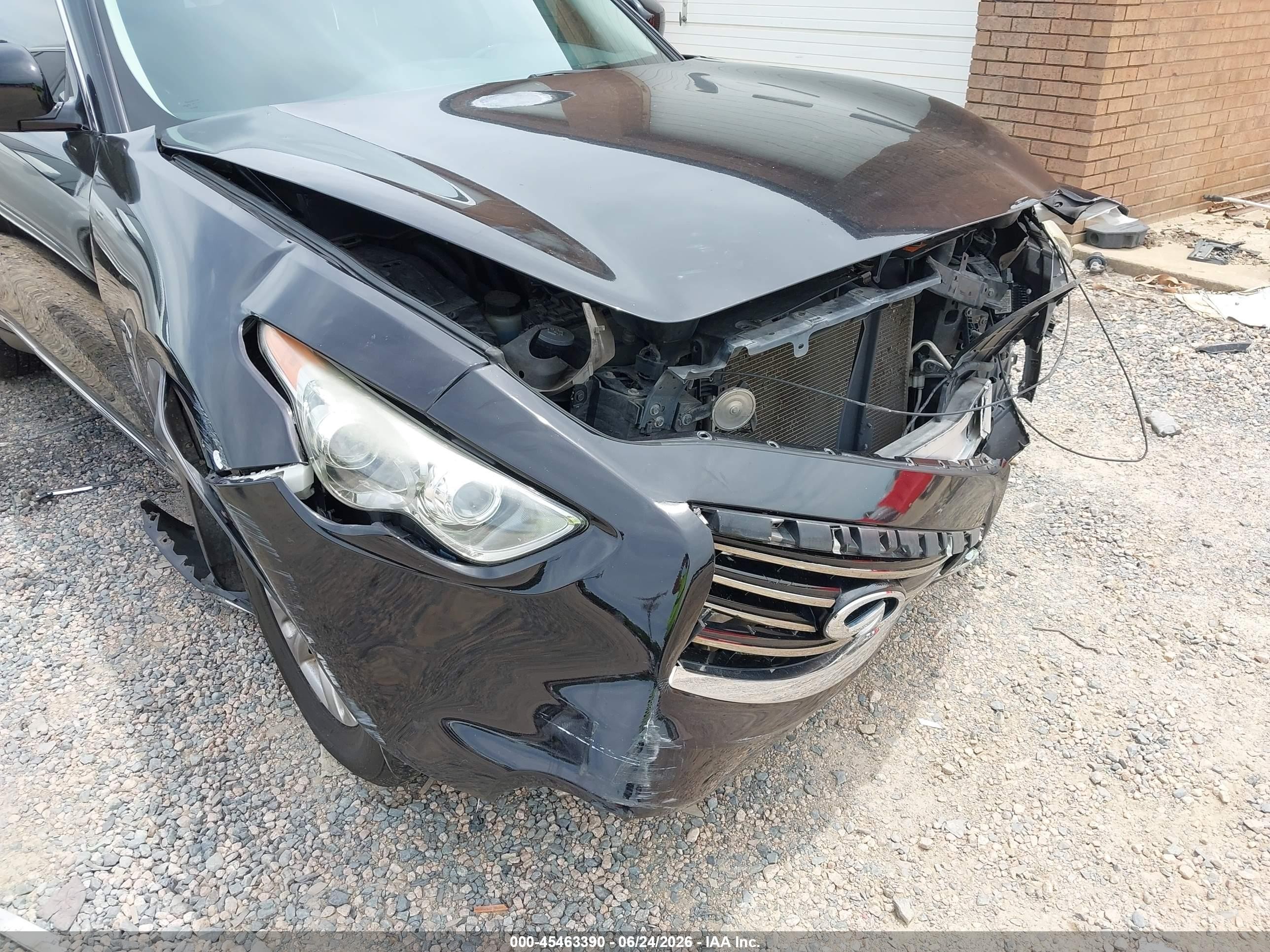 2013 Infiniti Fx37   Black vin: JN8CS1MW6DM172516