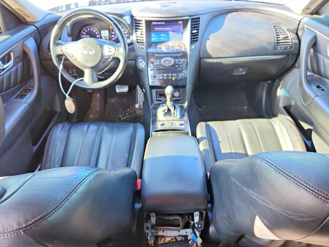 2013 Infiniti Fx37 Base White vin: JN8CS1MW6DM172922