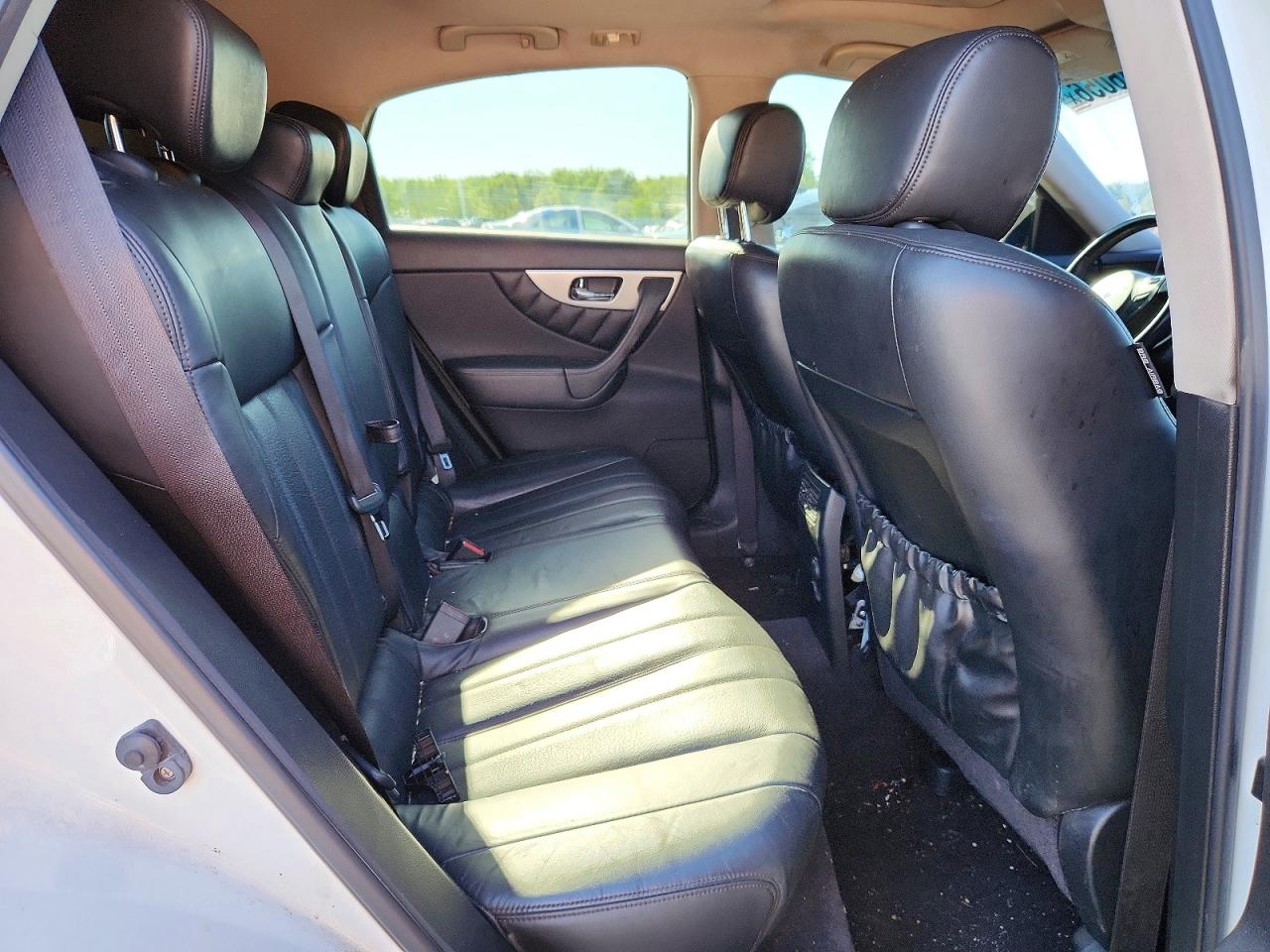 2013 Infiniti Fx37 Base White vin: JN8CS1MW6DM172922