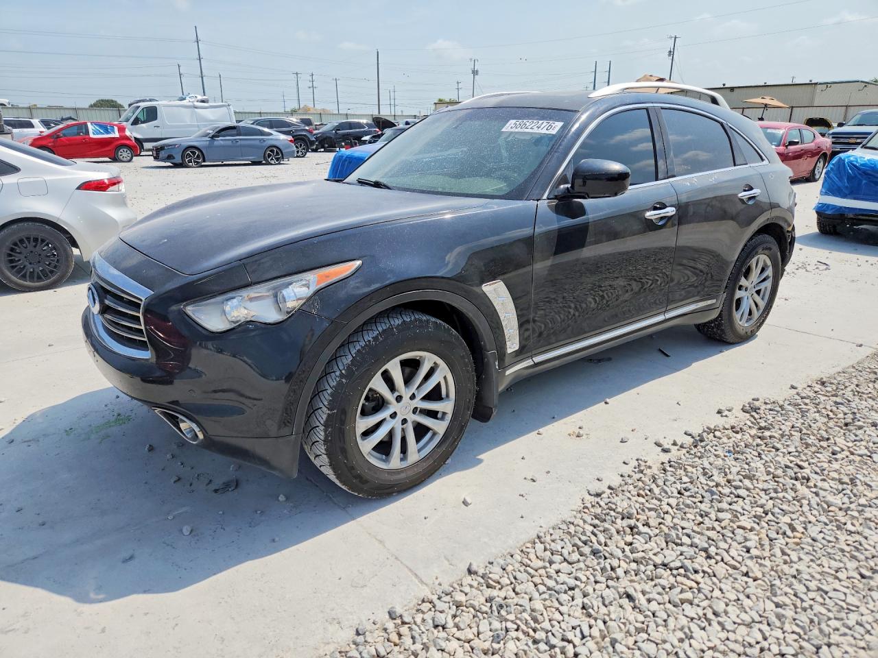 2013 Infiniti Fx37 Base Black vin: JN8CS1MW6DM173715