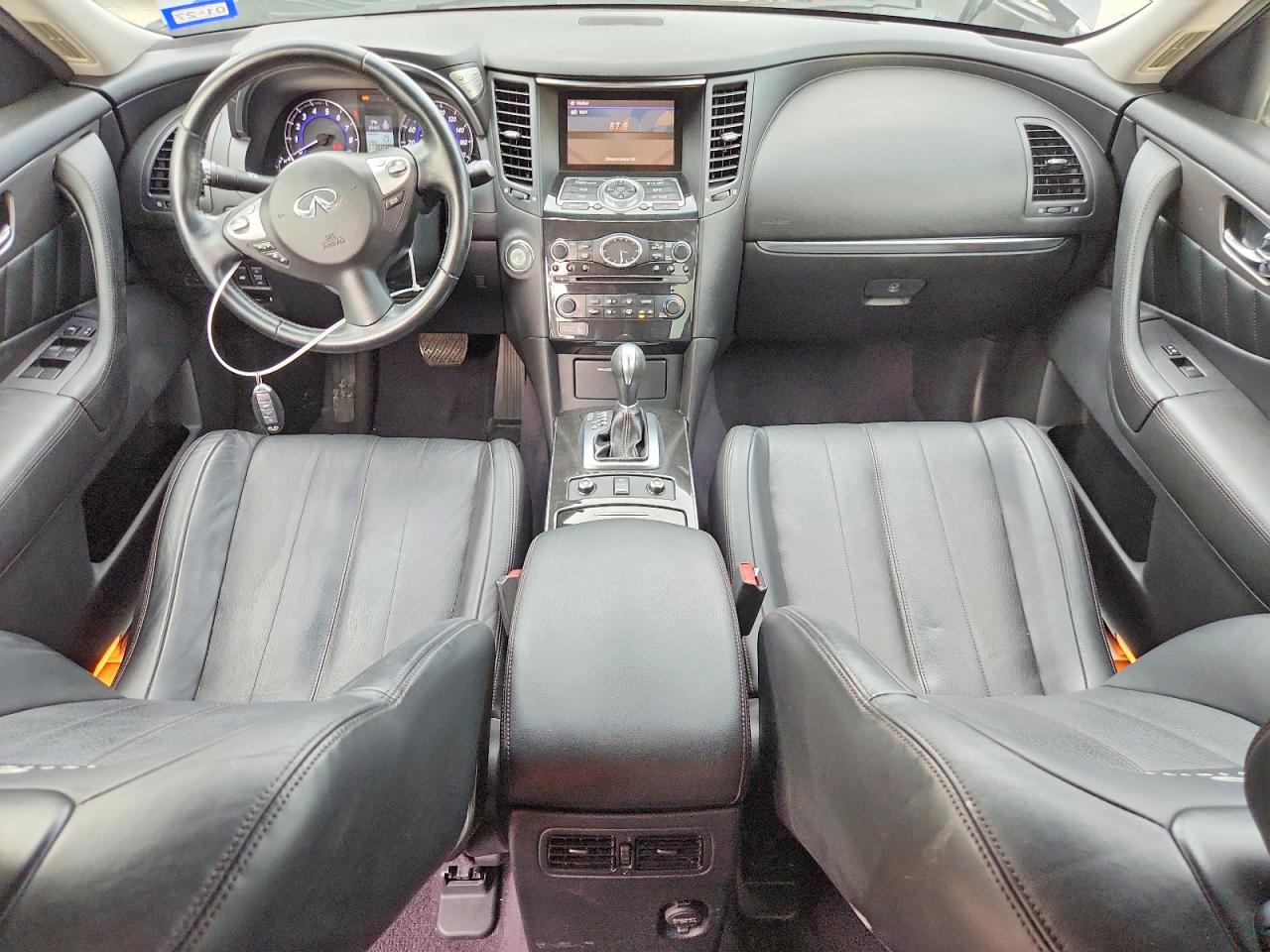 2014 Infiniti Qx70 Base Gray vin: JN8CS1MW6EM413248