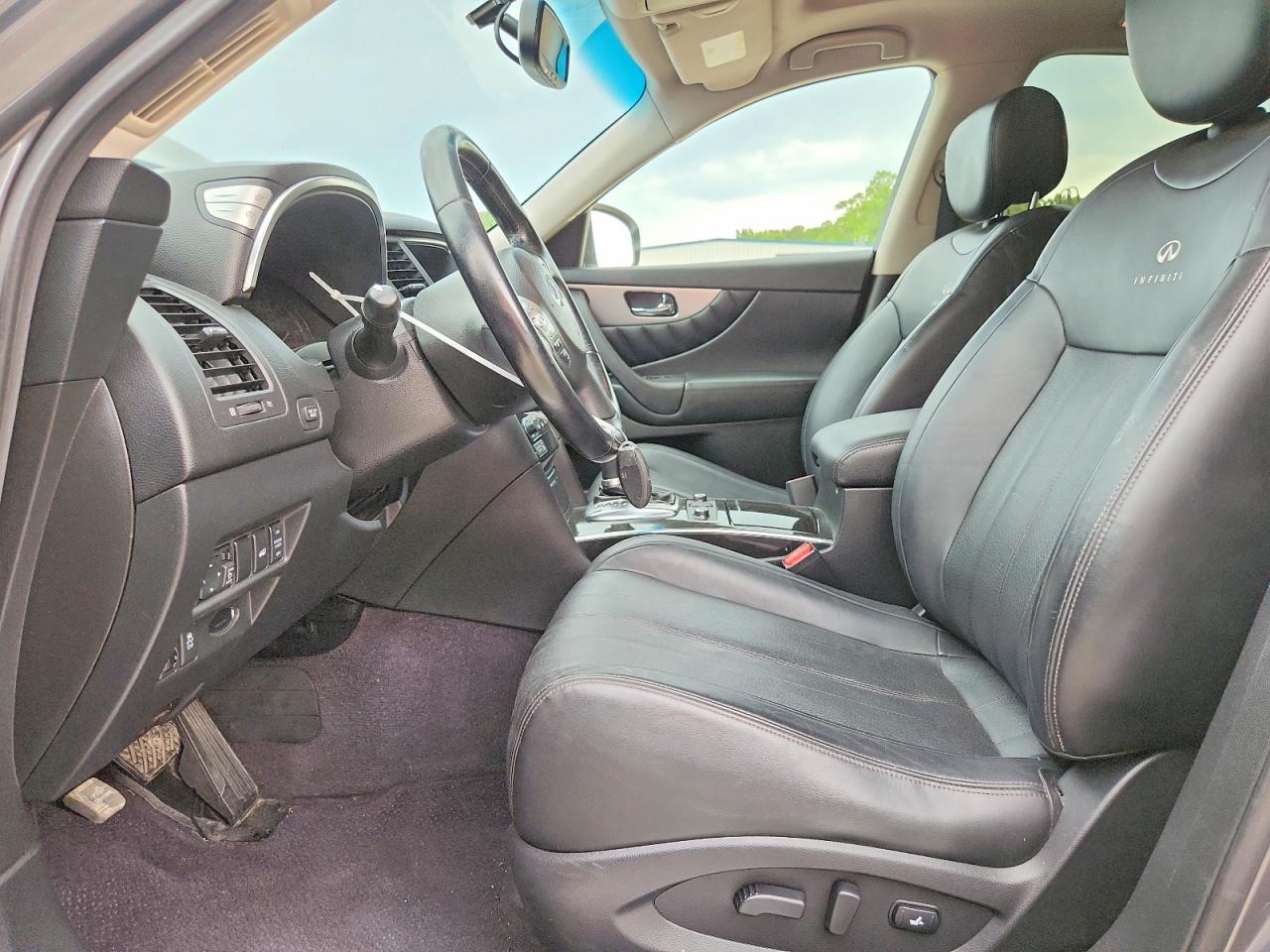 2014 Infiniti Qx70 Base Gray vin: JN8CS1MW6EM413248