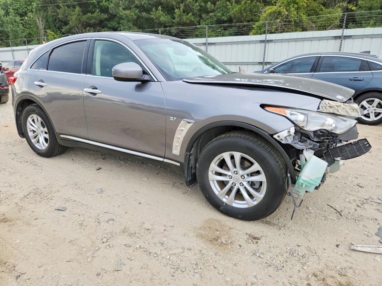 2014 Infiniti Qx70 Base Gray vin: JN8CS1MW6EM413248
