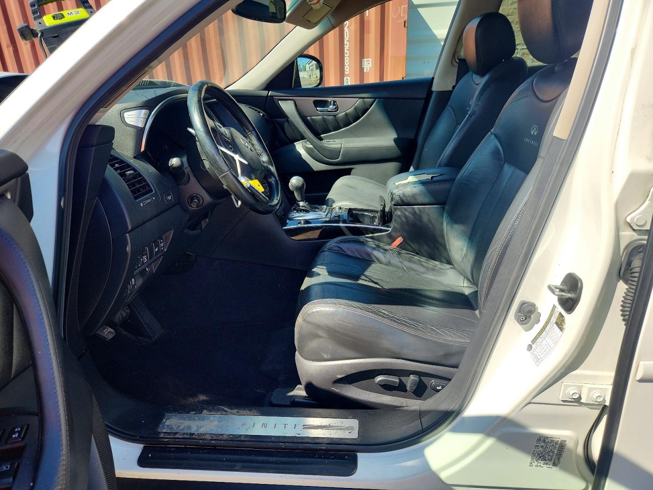 2014 Infiniti Qx70 Base White vin: JN8CS1MW7EM411962