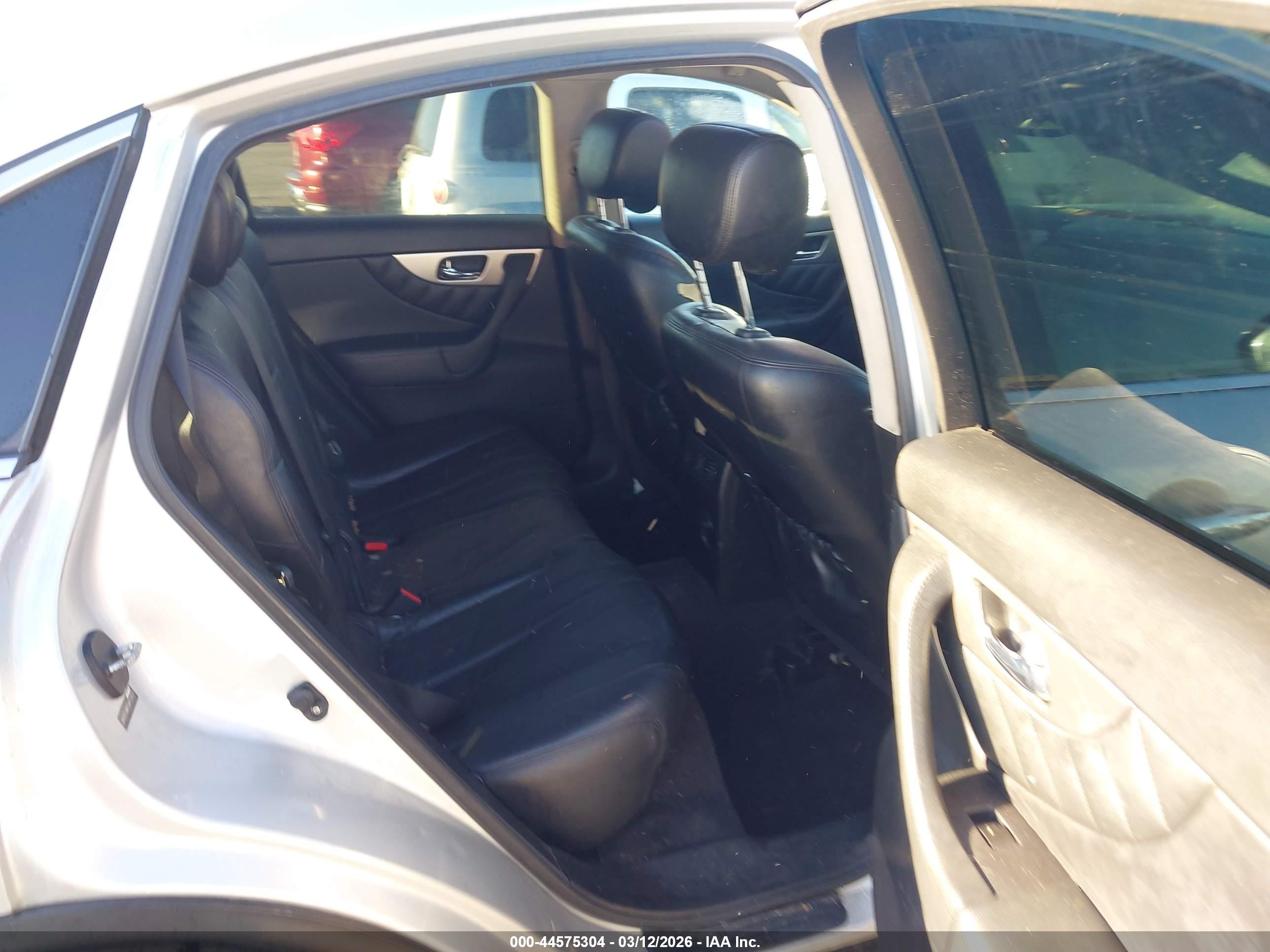 2014 Infiniti Qx70   Gray vin: JN8CS1MW7EM413212