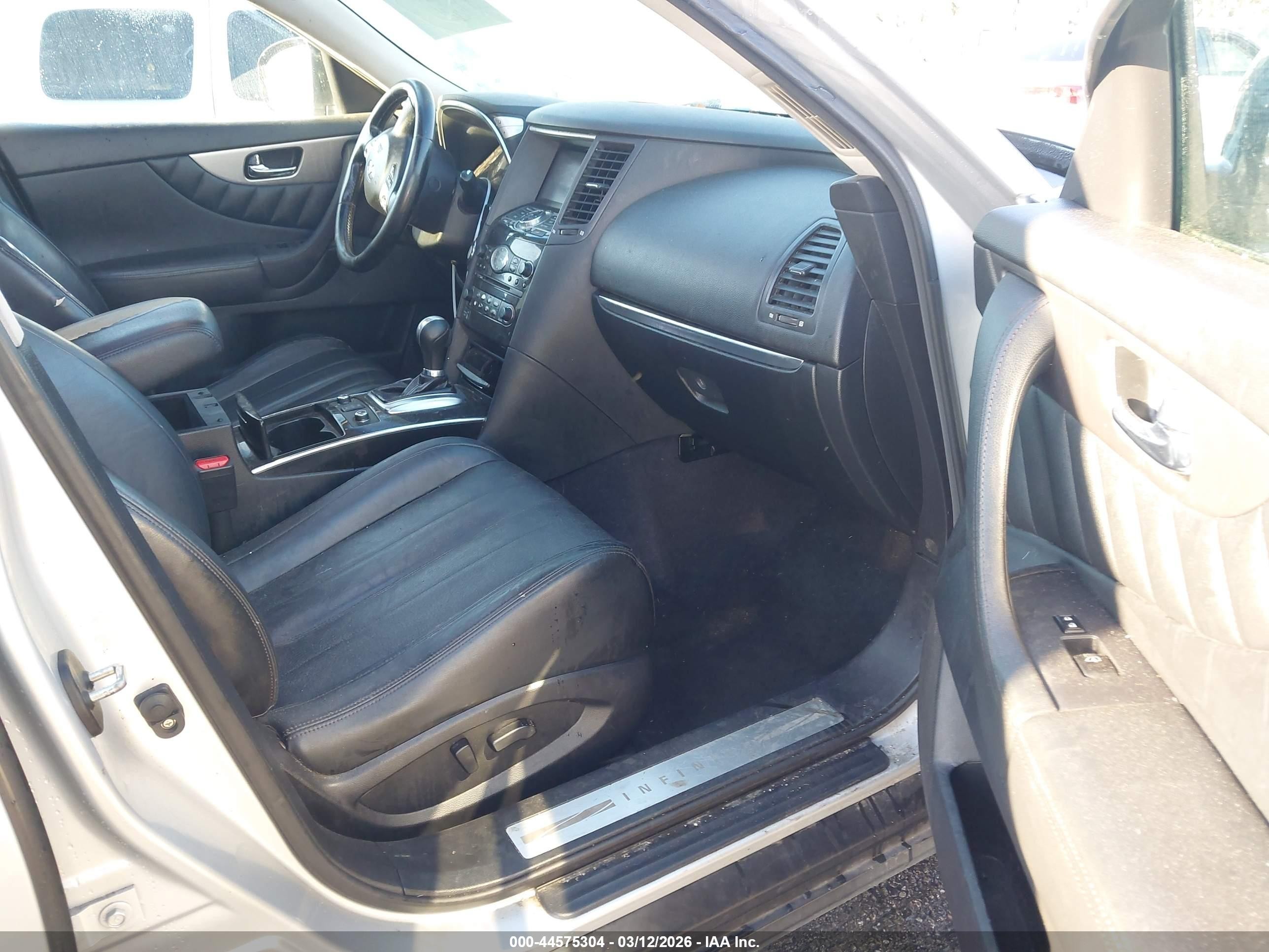 2014 Infiniti Qx70   Gray vin: JN8CS1MW7EM413212