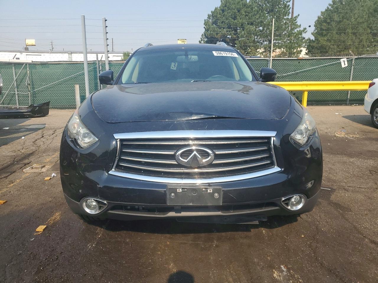 2014 Infiniti Qx70 Base Black vin: JN8CS1MW7EM413419