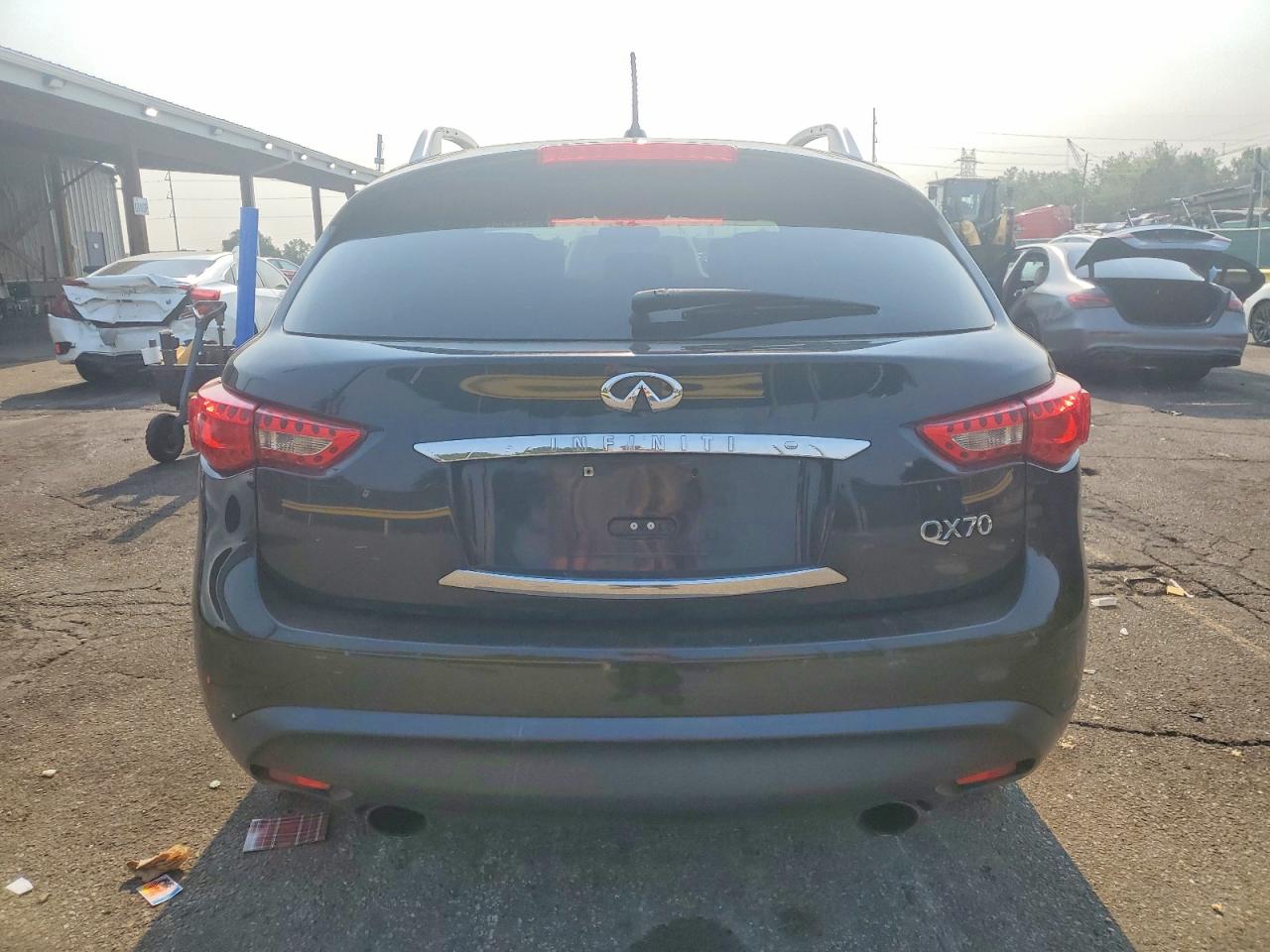 2014 Infiniti Qx70 Base Black vin: JN8CS1MW7EM413419