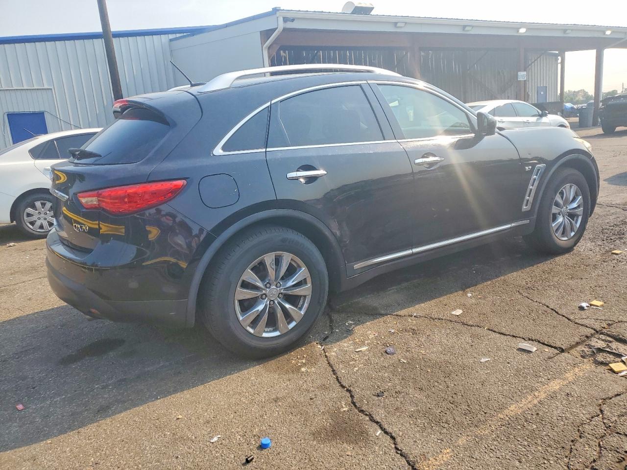 2014 Infiniti Qx70 Base Black vin: JN8CS1MW7EM413419