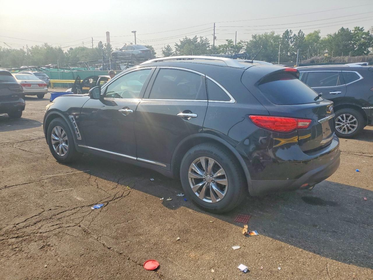 2014 Infiniti Qx70 Base Black vin: JN8CS1MW7EM413419