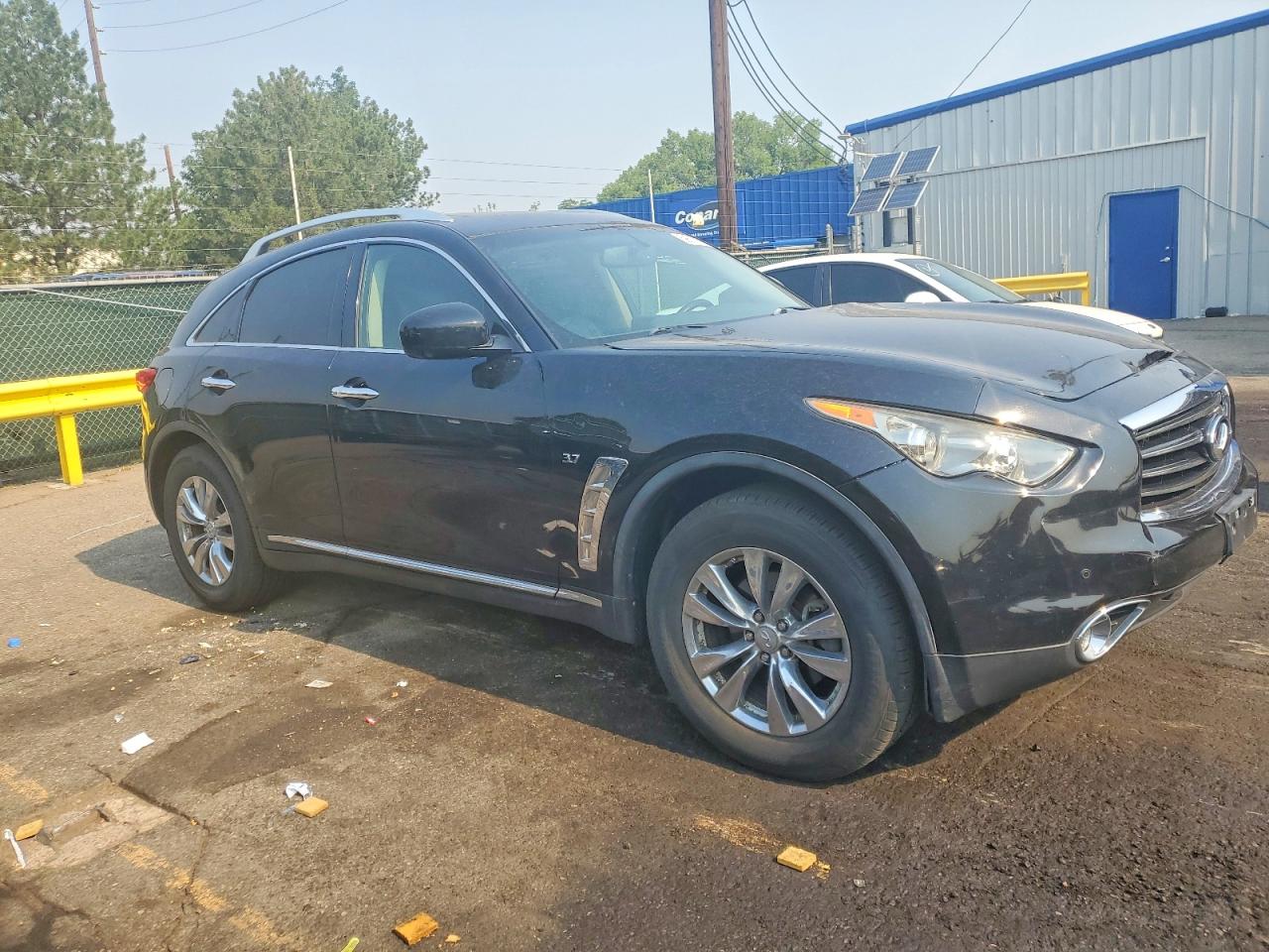 2014 Infiniti Qx70 Base Black vin: JN8CS1MW7EM413419