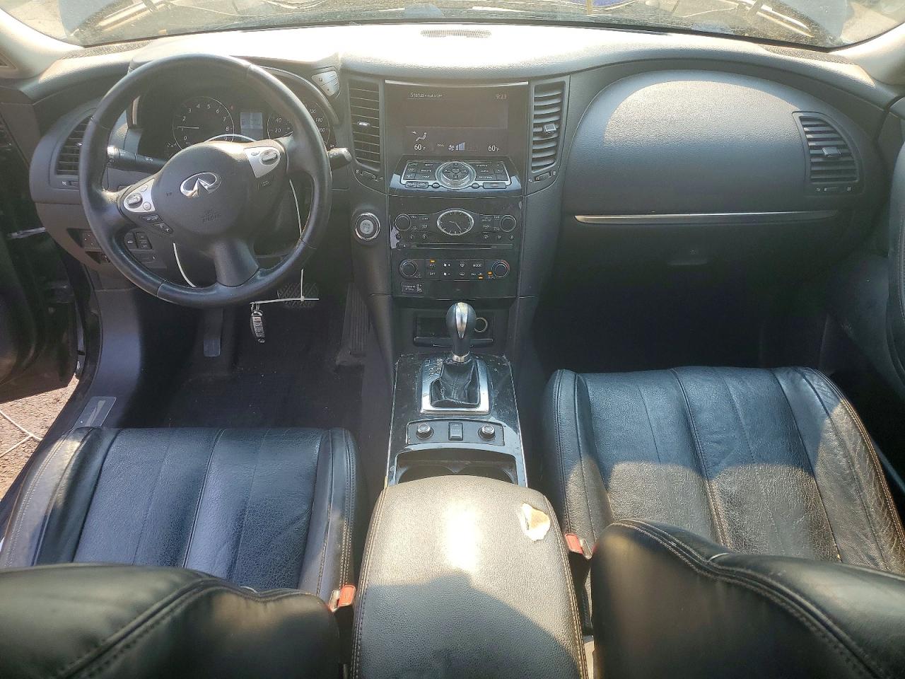 2014 Infiniti Qx70 Base Black vin: JN8CS1MW7EM413419