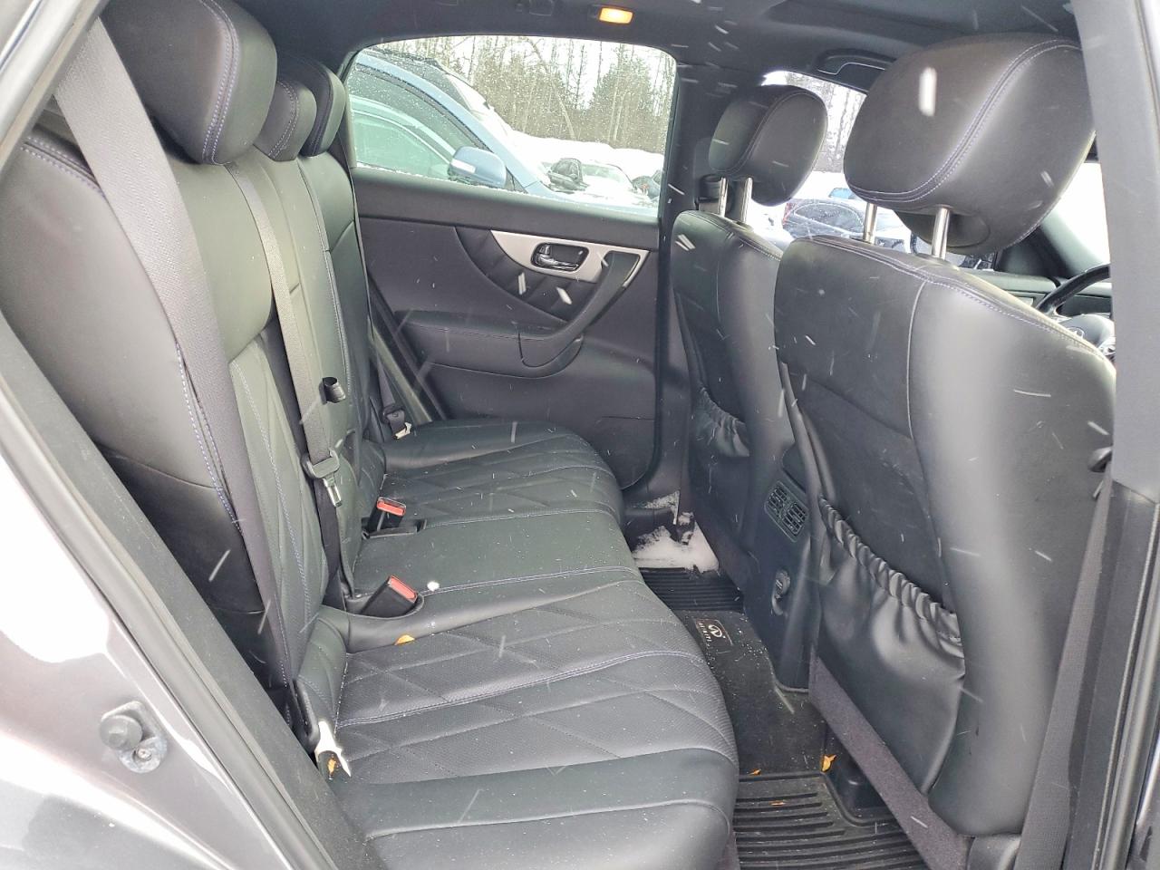 2015 Infiniti Qx70 Base Gray vin: JN8CS1MW7FM483262