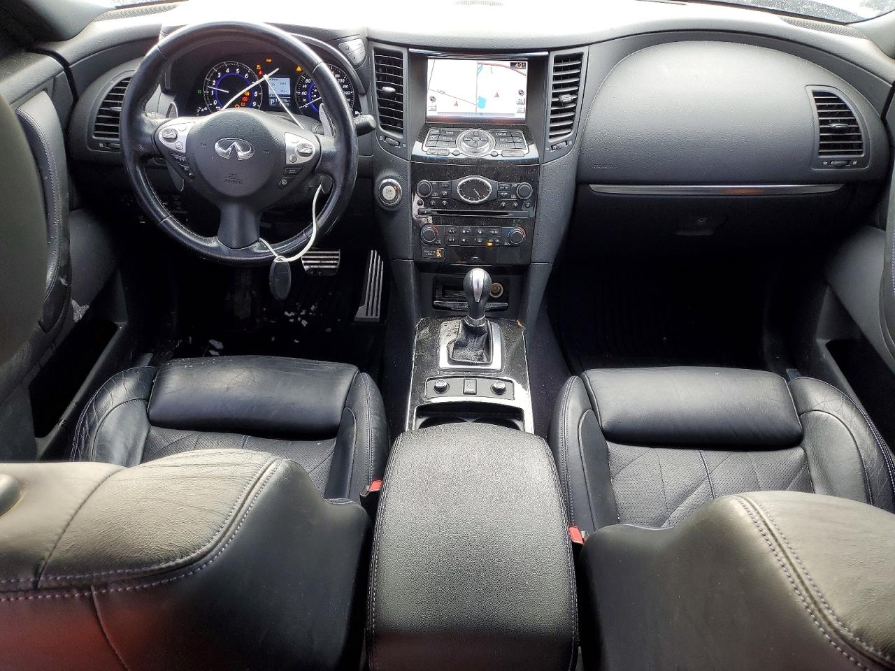 2015 Infiniti Qx70 Base Gray vin: JN8CS1MW7FM483262
