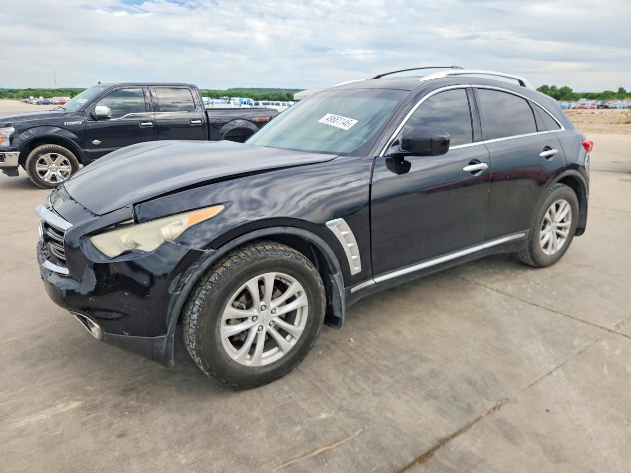 2013 Infiniti Fx37 Base Black vin: JN8CS1MW8DM170329