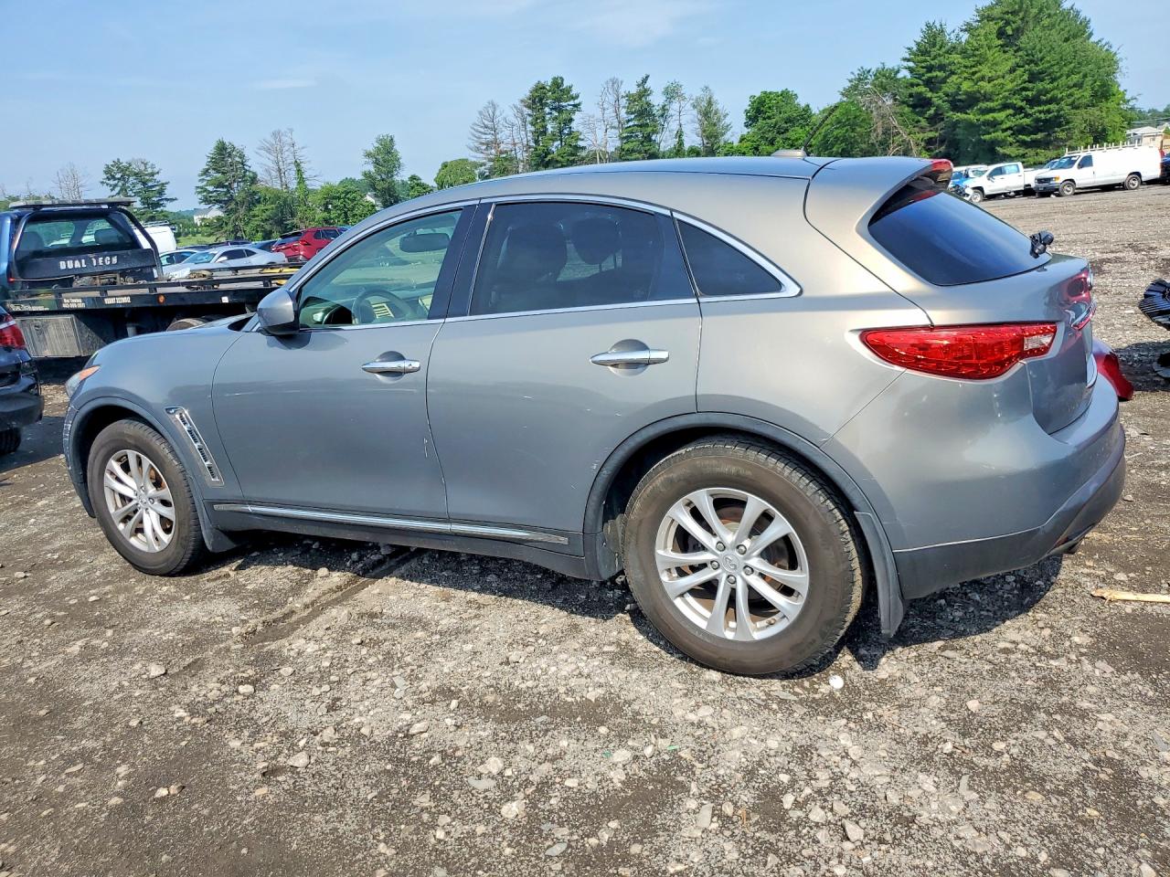 2013 Infiniti Fx37 Base Silver vin: JN8CS1MW8DM172856