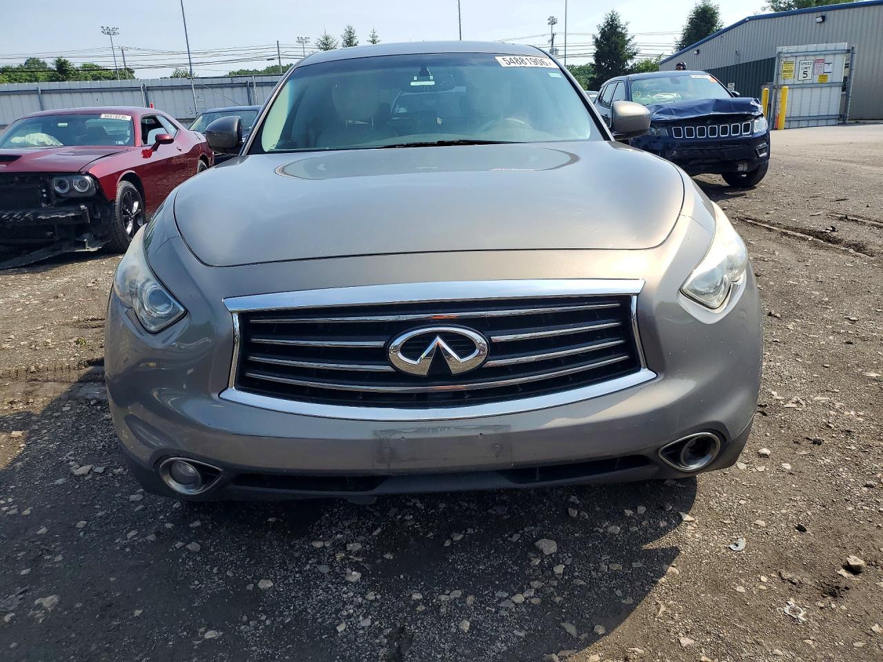 2013 Infiniti Fx37 Base Silver vin: JN8CS1MW8DM172856