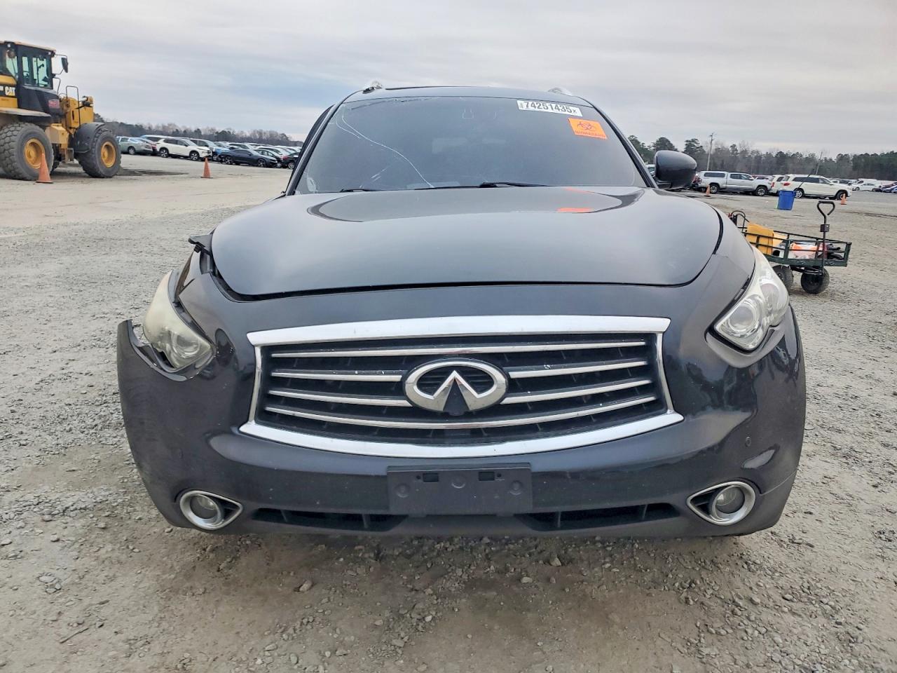 2015 Infiniti Qx70 Black vin: JN8CS1MW8FM482251