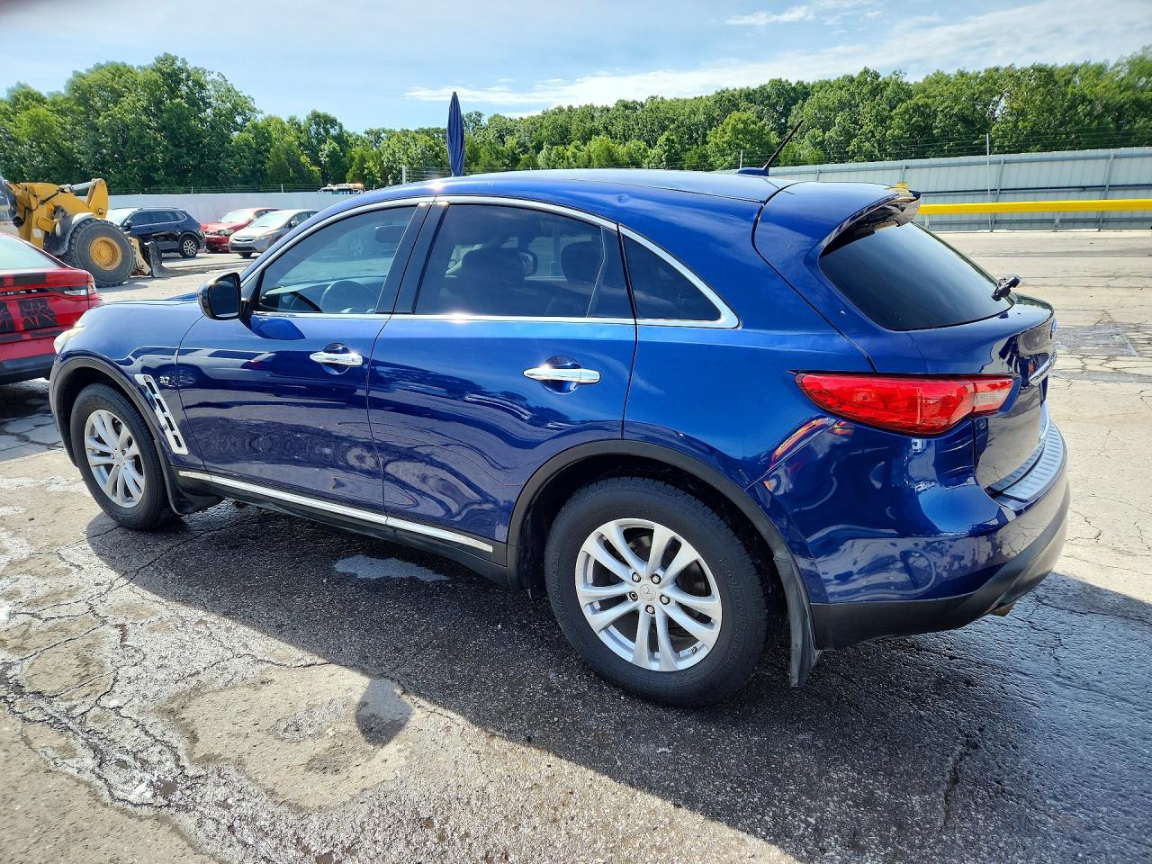 2015 Infiniti Qx70 Base Blue vin: JN8CS1MW8FM482671