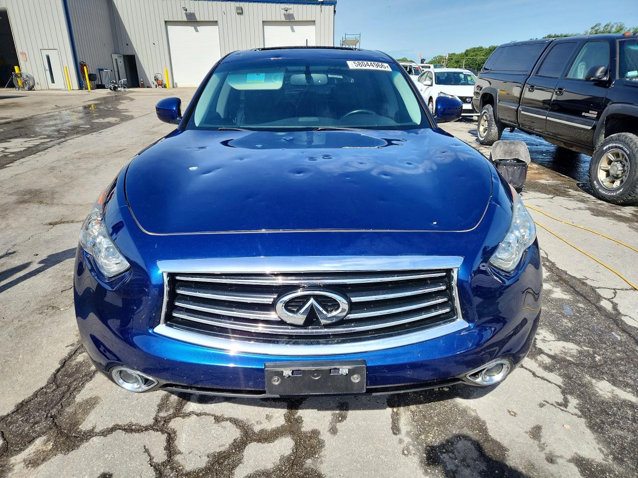 2015 Infiniti Qx70 Base Blue vin: JN8CS1MW8FM482671