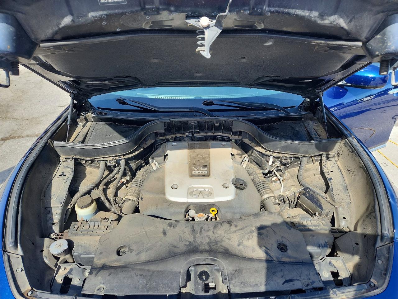 2015 Infiniti Qx70 Base Blue vin: JN8CS1MW8FM482671