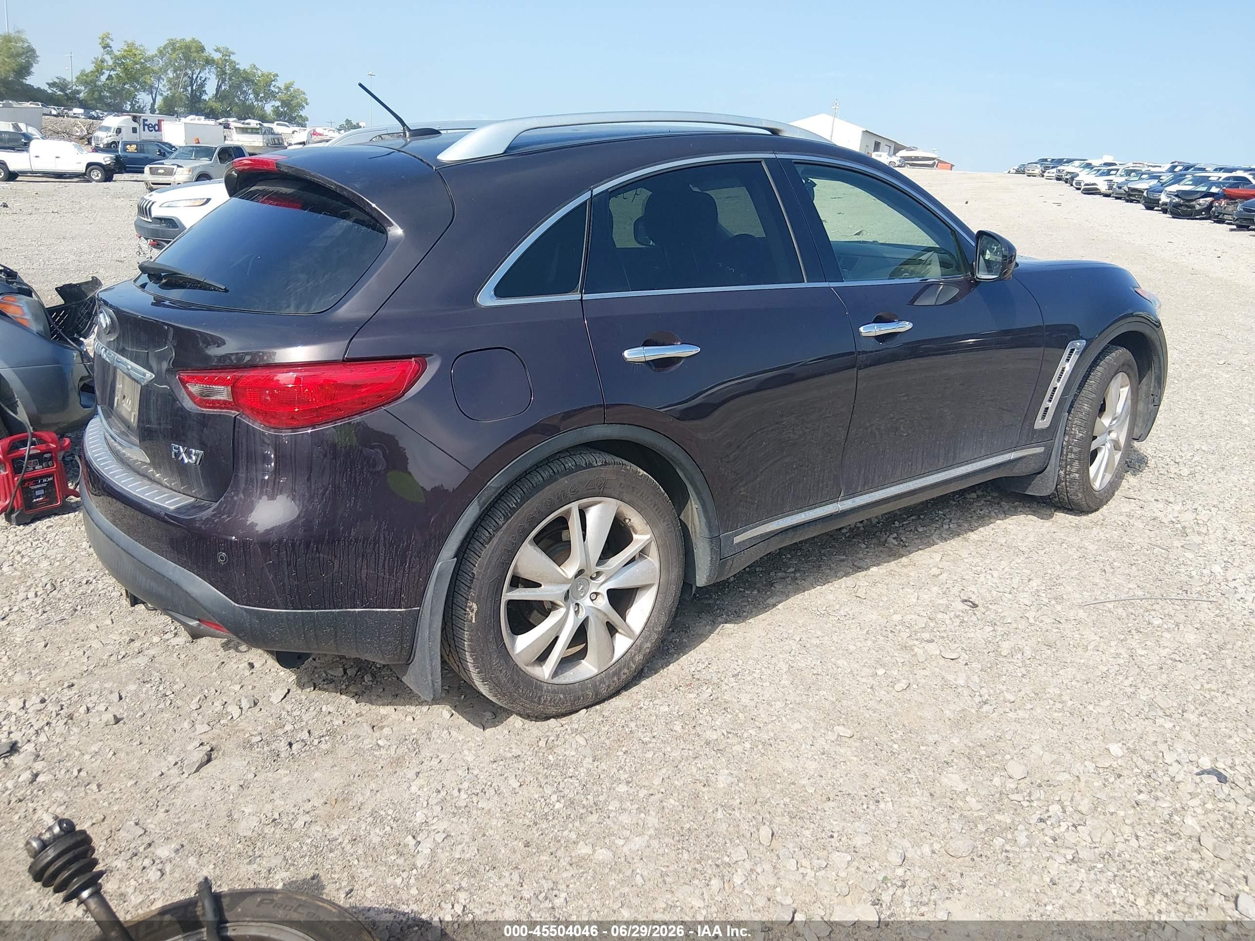 2013 Infiniti Fx37   Black vin: JN8CS1MW9DM171165
