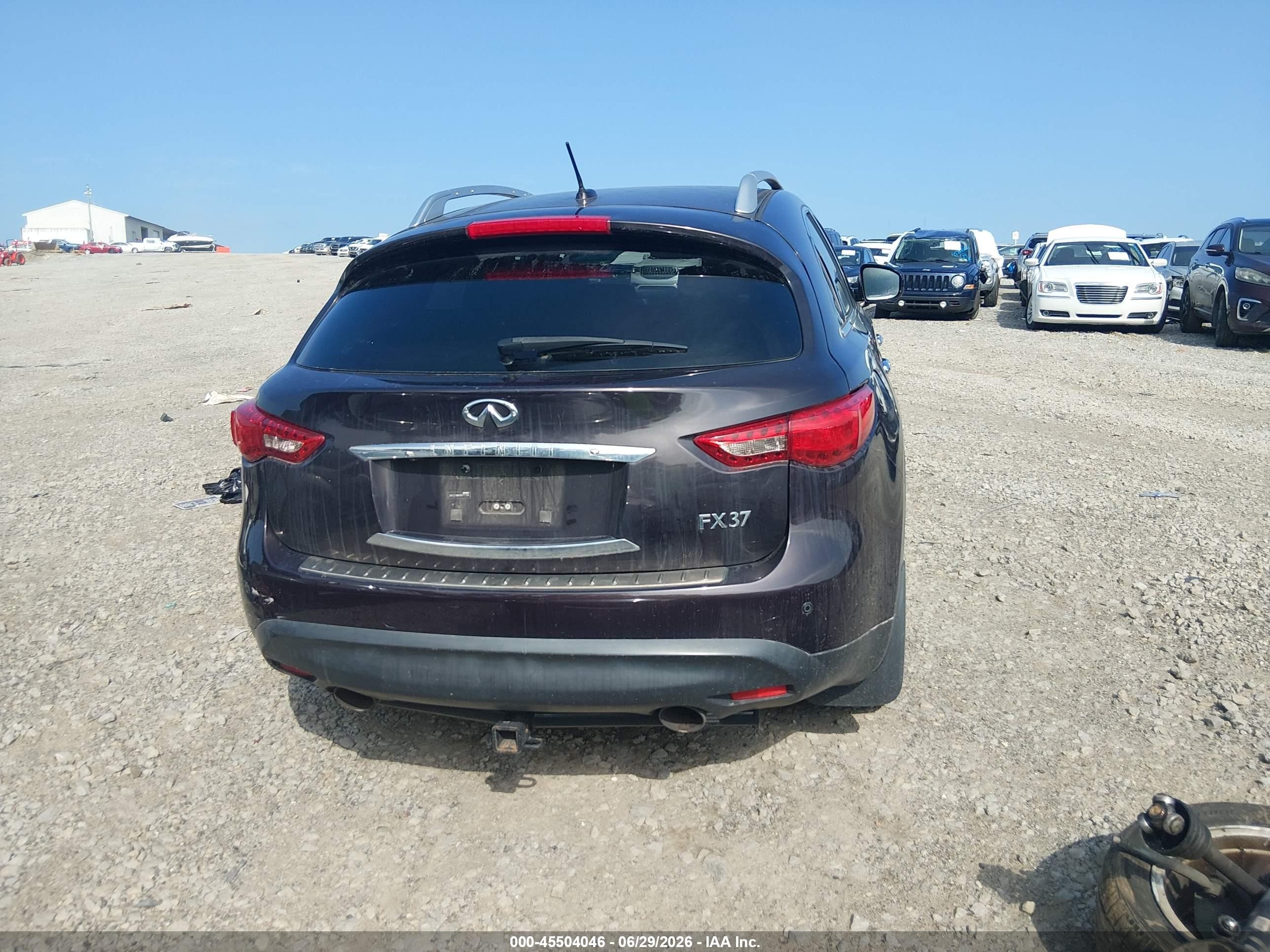 2013 Infiniti Fx37   Black vin: JN8CS1MW9DM171165