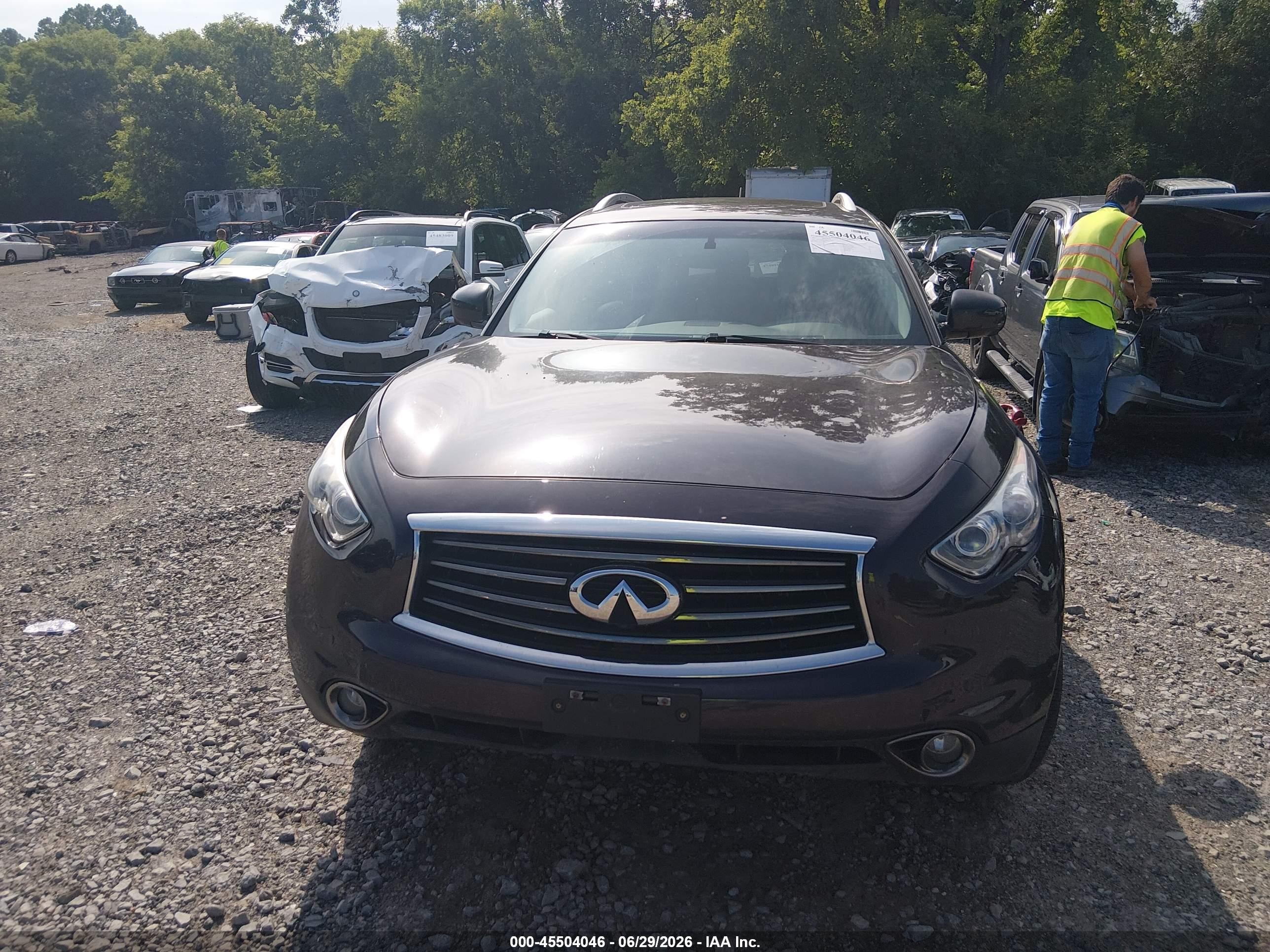 2013 Infiniti Fx37   Black vin: JN8CS1MW9DM171165