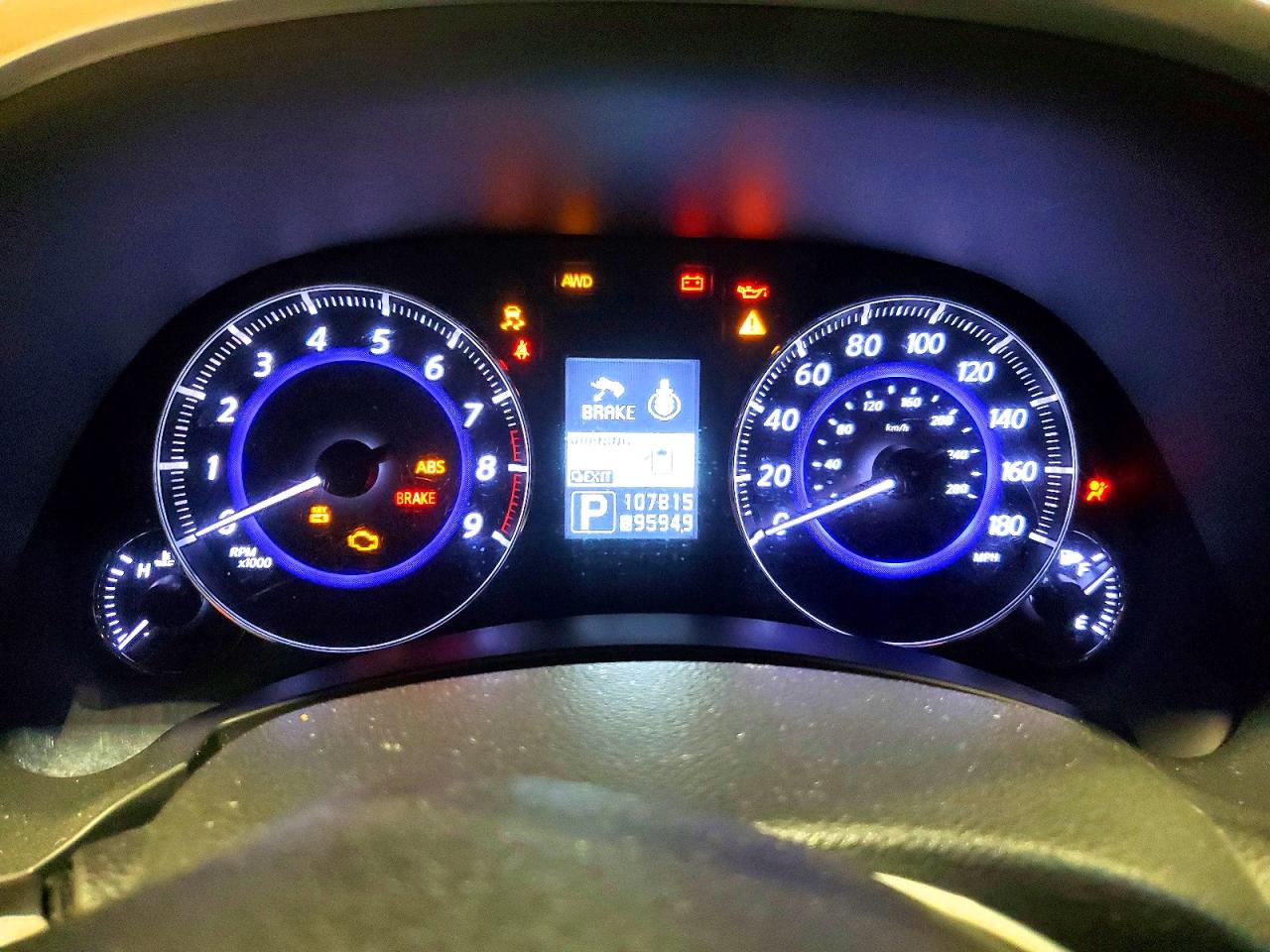 2013 Infiniti Fx37 Base Gray vin: JN8CS1MW9DM172851