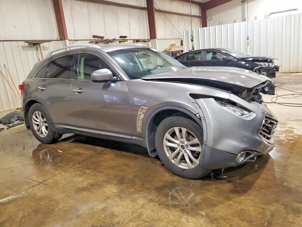 2013 Infiniti Fx37 Base Gray vin: JN8CS1MW9DM172851