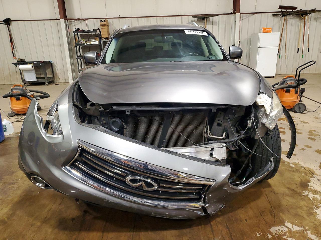 2013 Infiniti Fx37 Base Gray vin: JN8CS1MW9DM172851