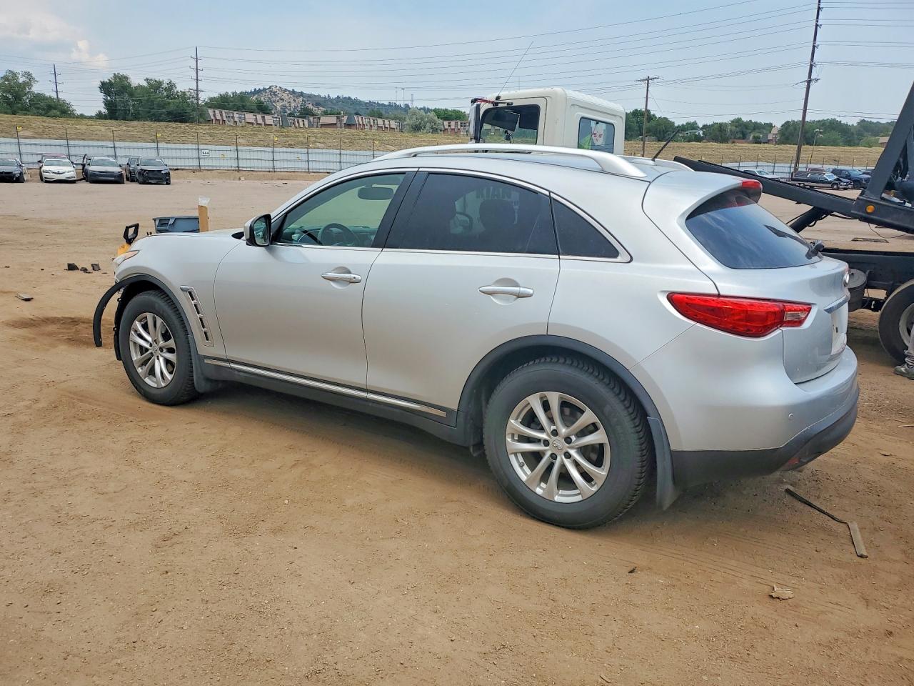 2013 Infiniti Fx37 Base Silver vin: JN8CS1MW9DM173434