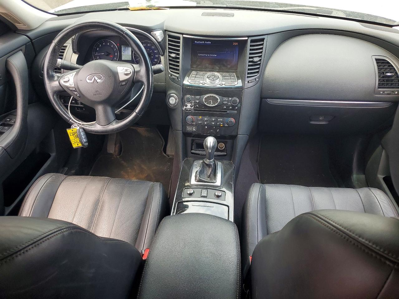 2013 Infiniti Fx37 Base Silver vin: JN8CS1MW9DM173434