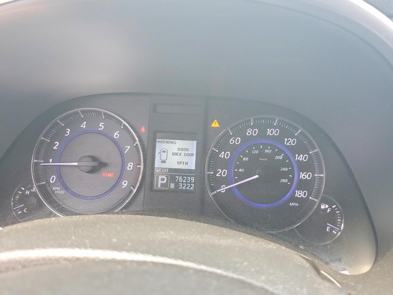 2013 Infiniti Fx37 Base Silver vin: JN8CS1MW9DM173434