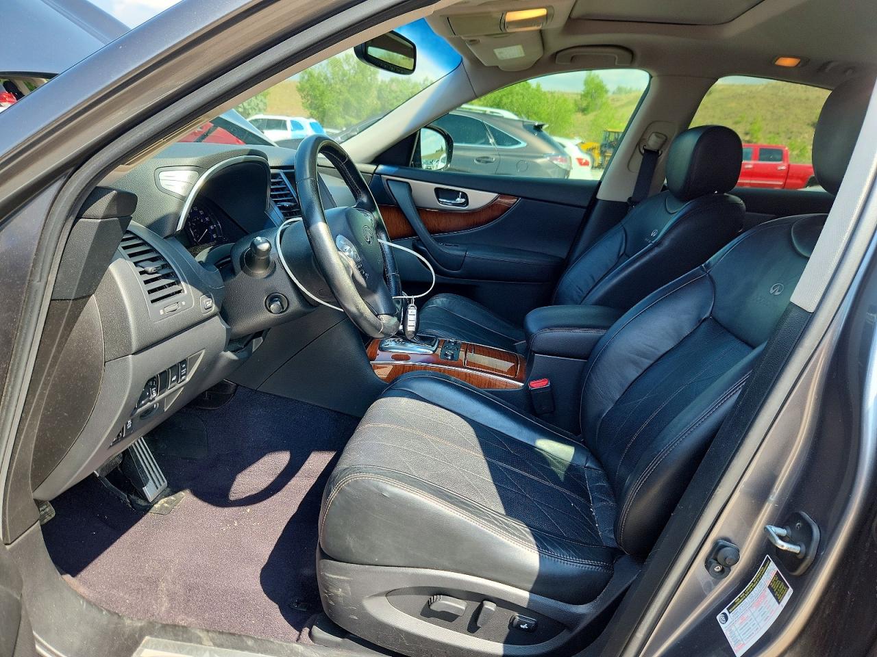 2014 Infiniti Qx70 Base Gray vin: JN8CS1MW9EM411946