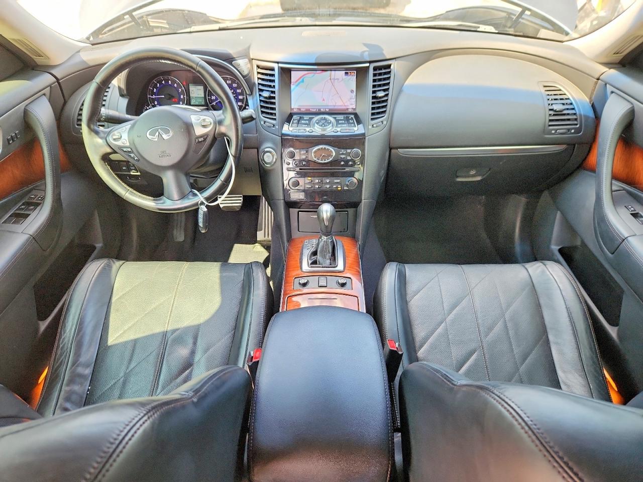 2014 Infiniti Qx70 Base Gray vin: JN8CS1MW9EM411946