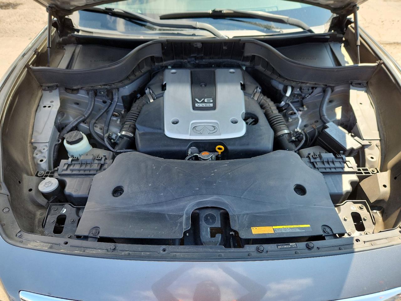 2014 Infiniti Qx70 Base Gray vin: JN8CS1MW9EM411946