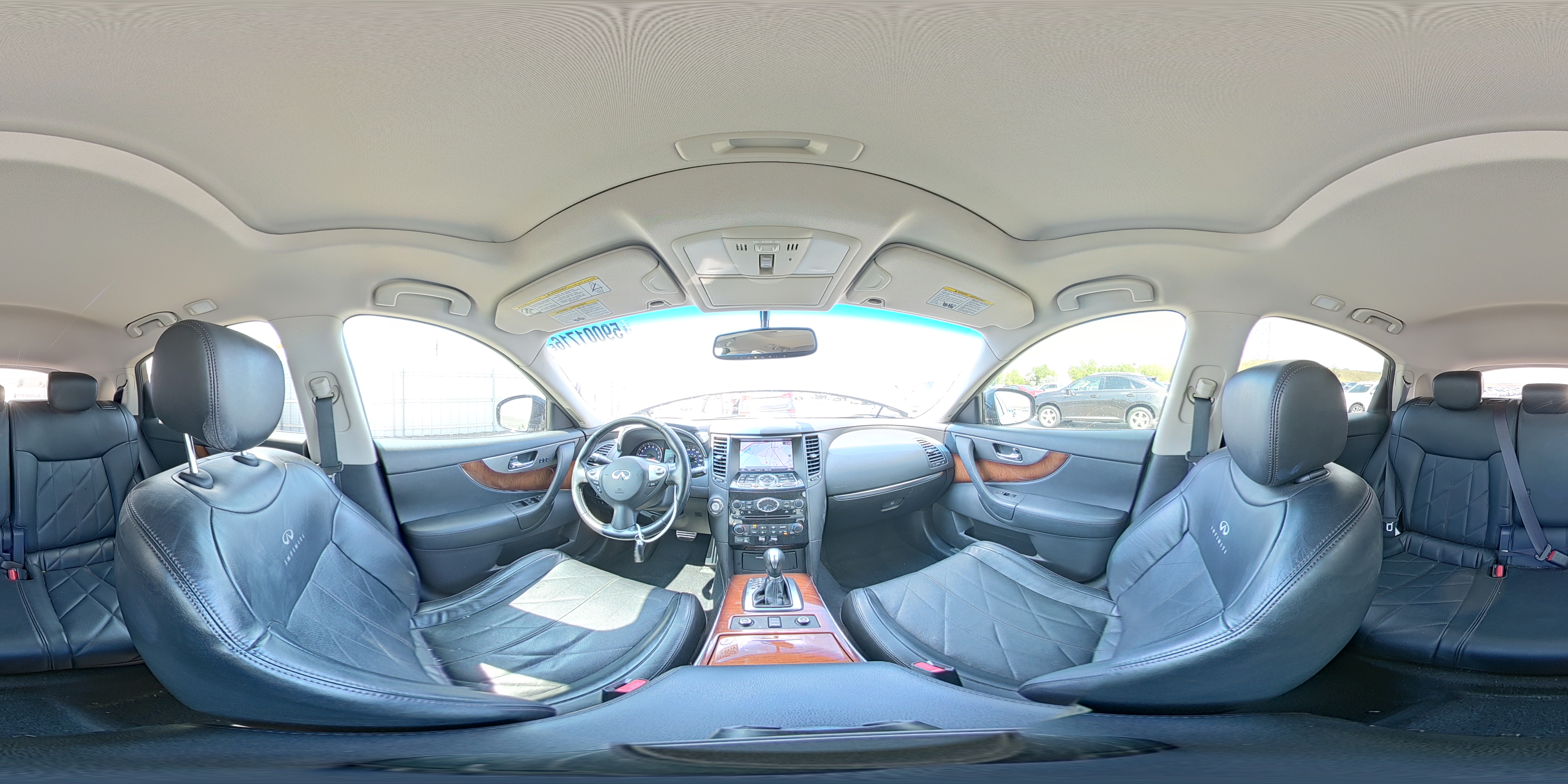 2014 Infiniti Qx70 Base Gray vin: JN8CS1MW9EM411946