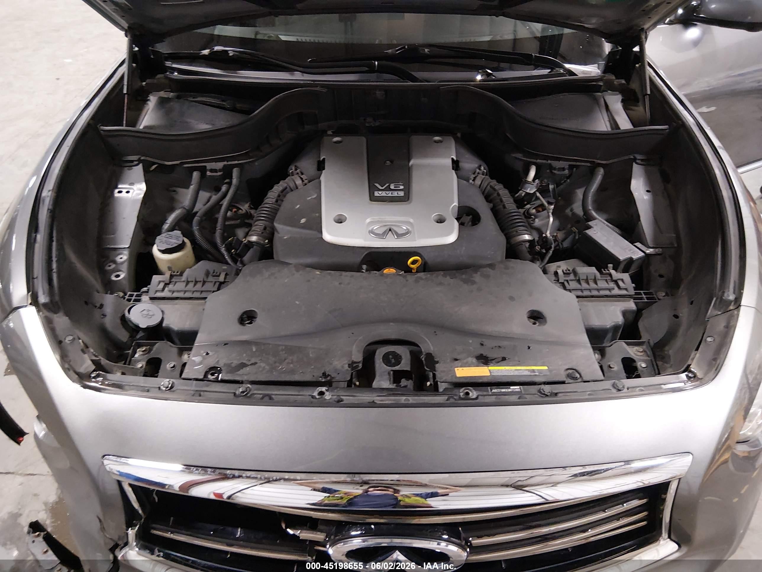 2014 Infiniti Qx70   Gray vin: JN8CS1MW9EM412465