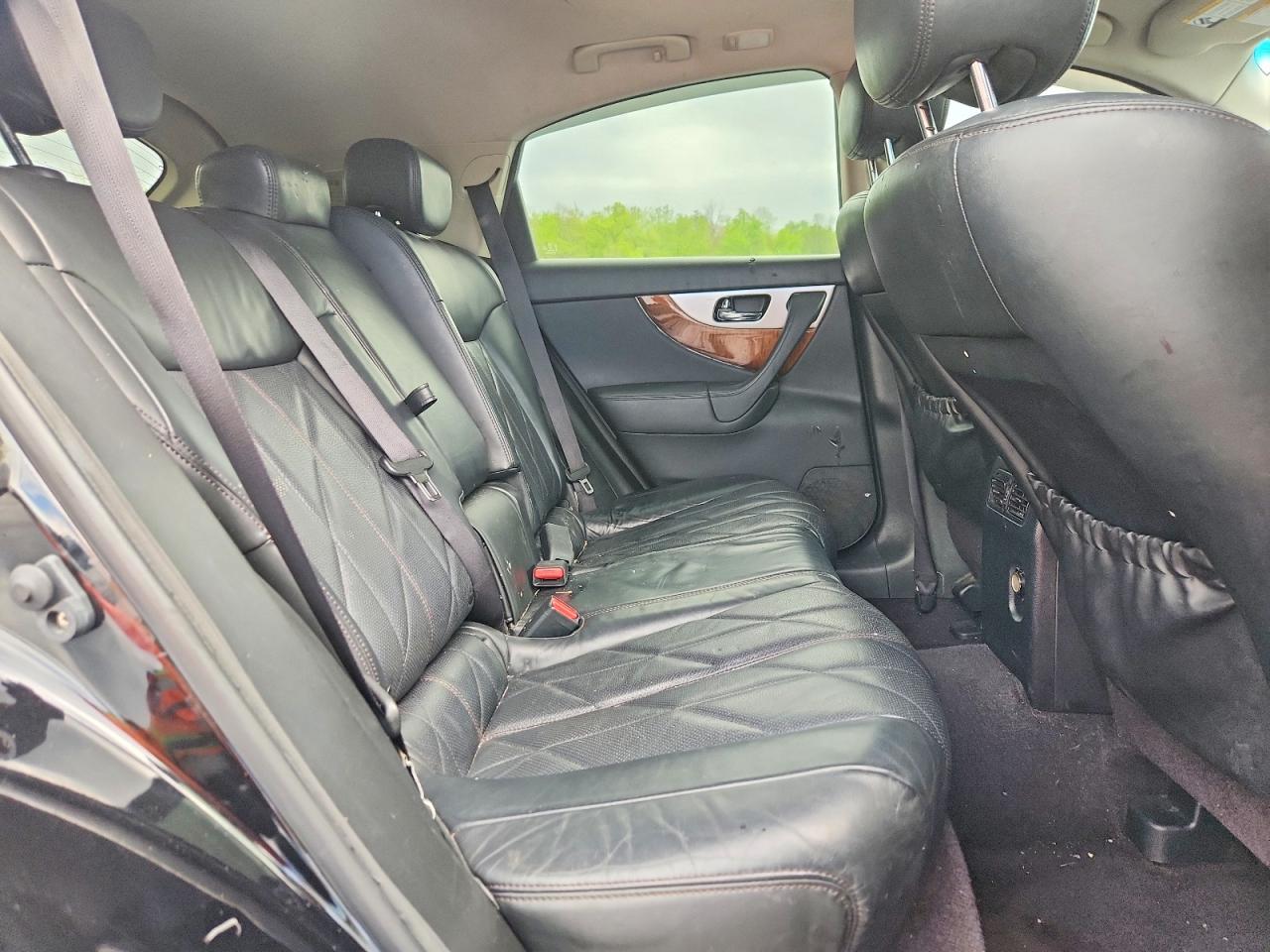 2015 Infiniti Qx70 Base Black vin: JN8CS1MW9FM480170