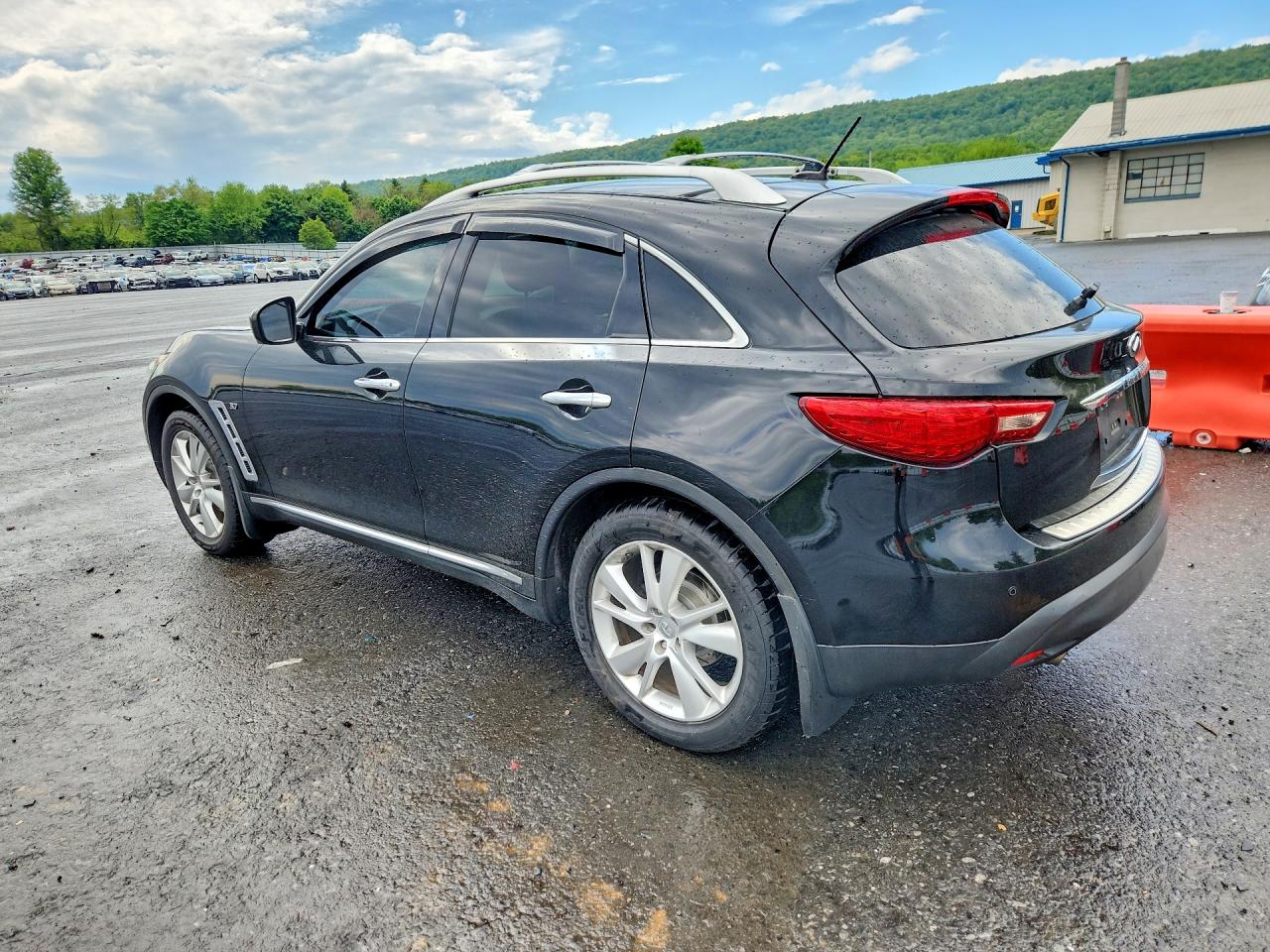 2015 Infiniti Qx70 Base Black vin: JN8CS1MW9FM480170