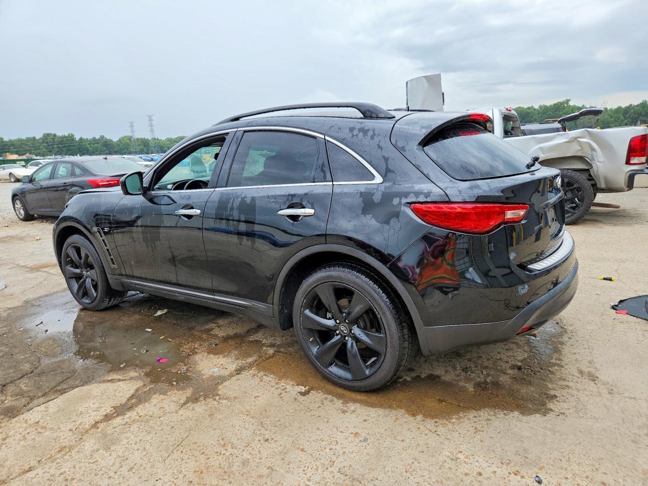 2015 Infiniti Qx70 Base Black vin: JN8CS1MW9FM483716