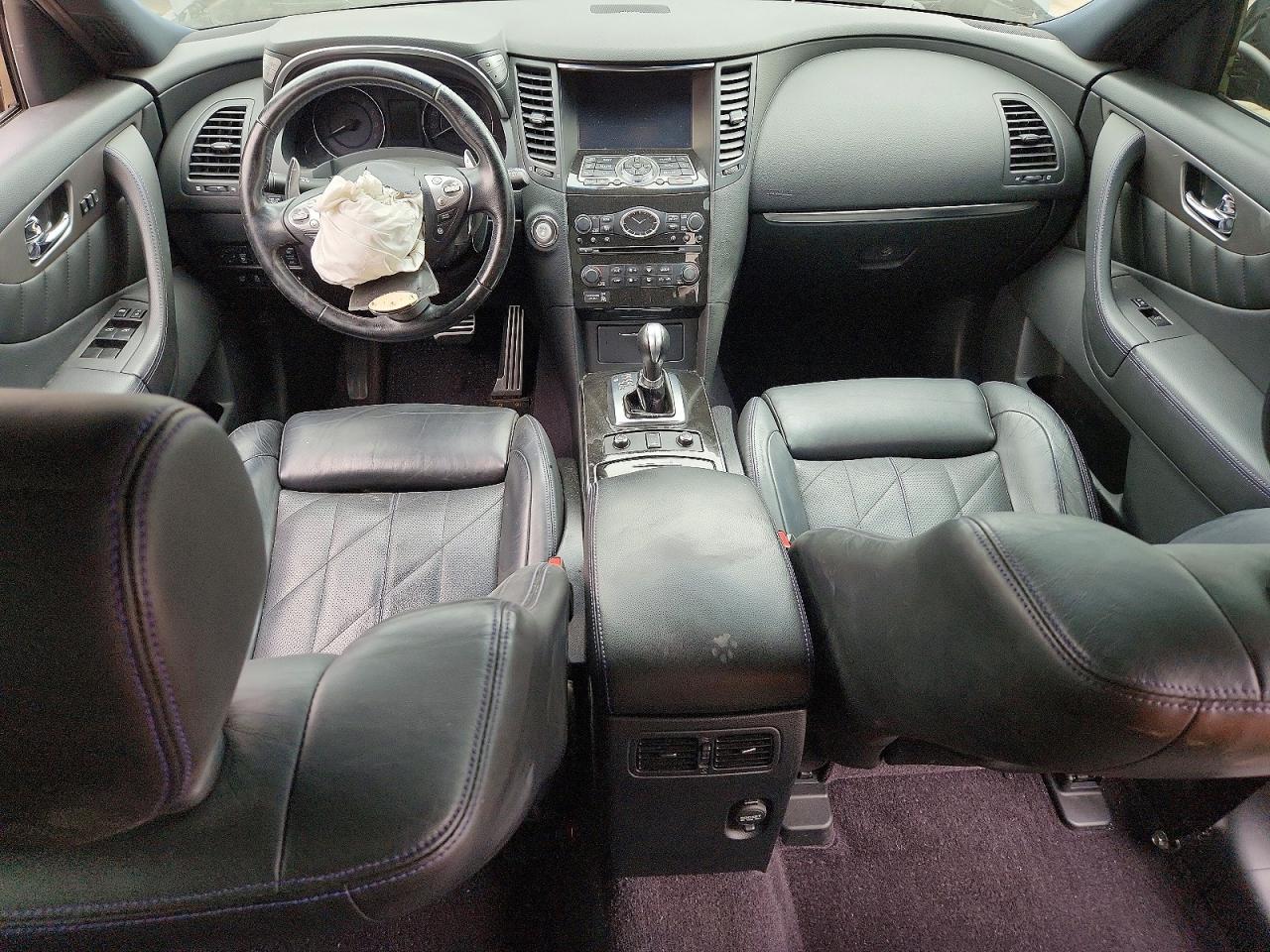2015 Infiniti Qx70 Base Black vin: JN8CS1MW9FM483716
